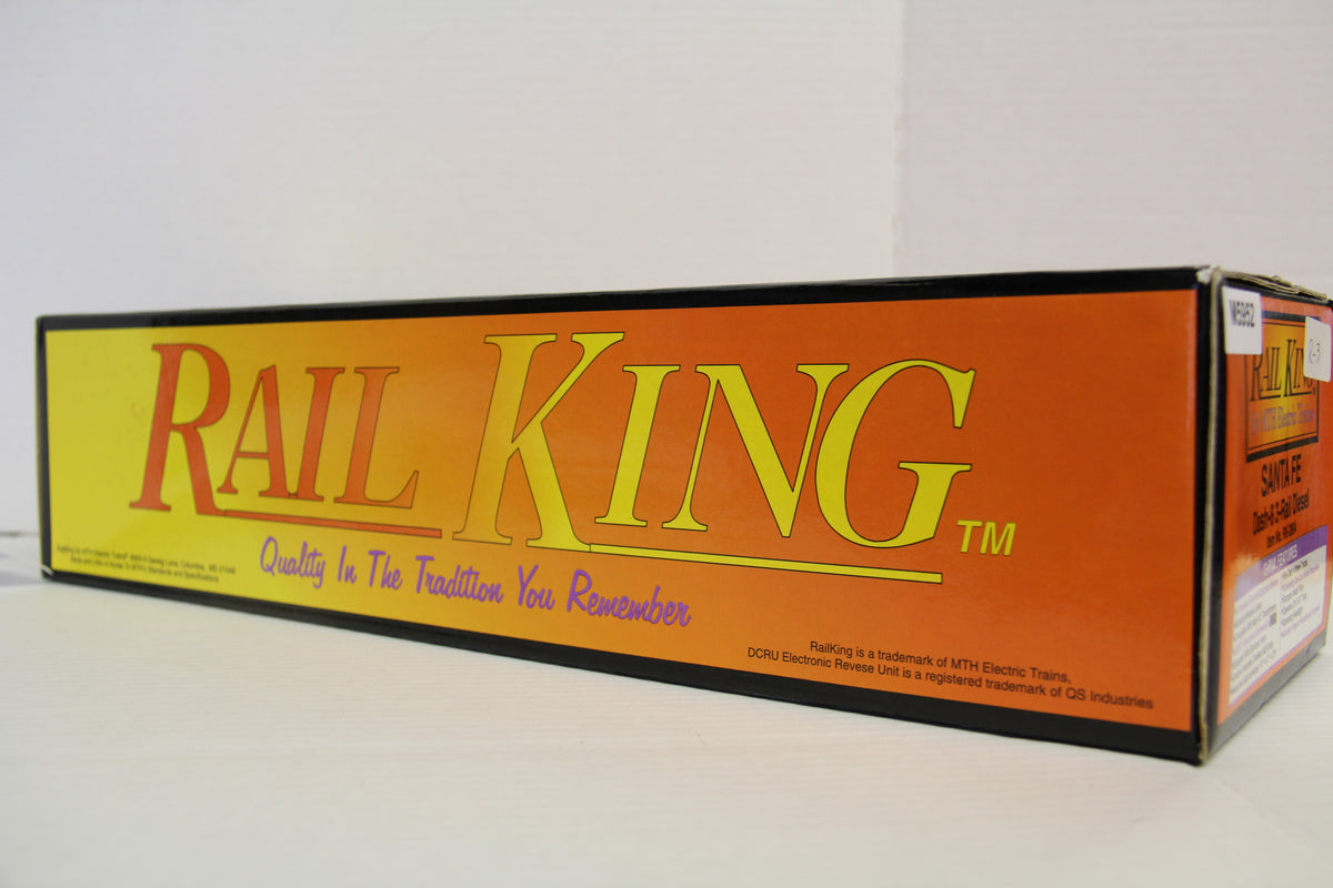 Rail King RK-2004 Santa Fe Dash-8  3 Rail Diesel-Second hand-M5952 - MrMuffin'sTrains