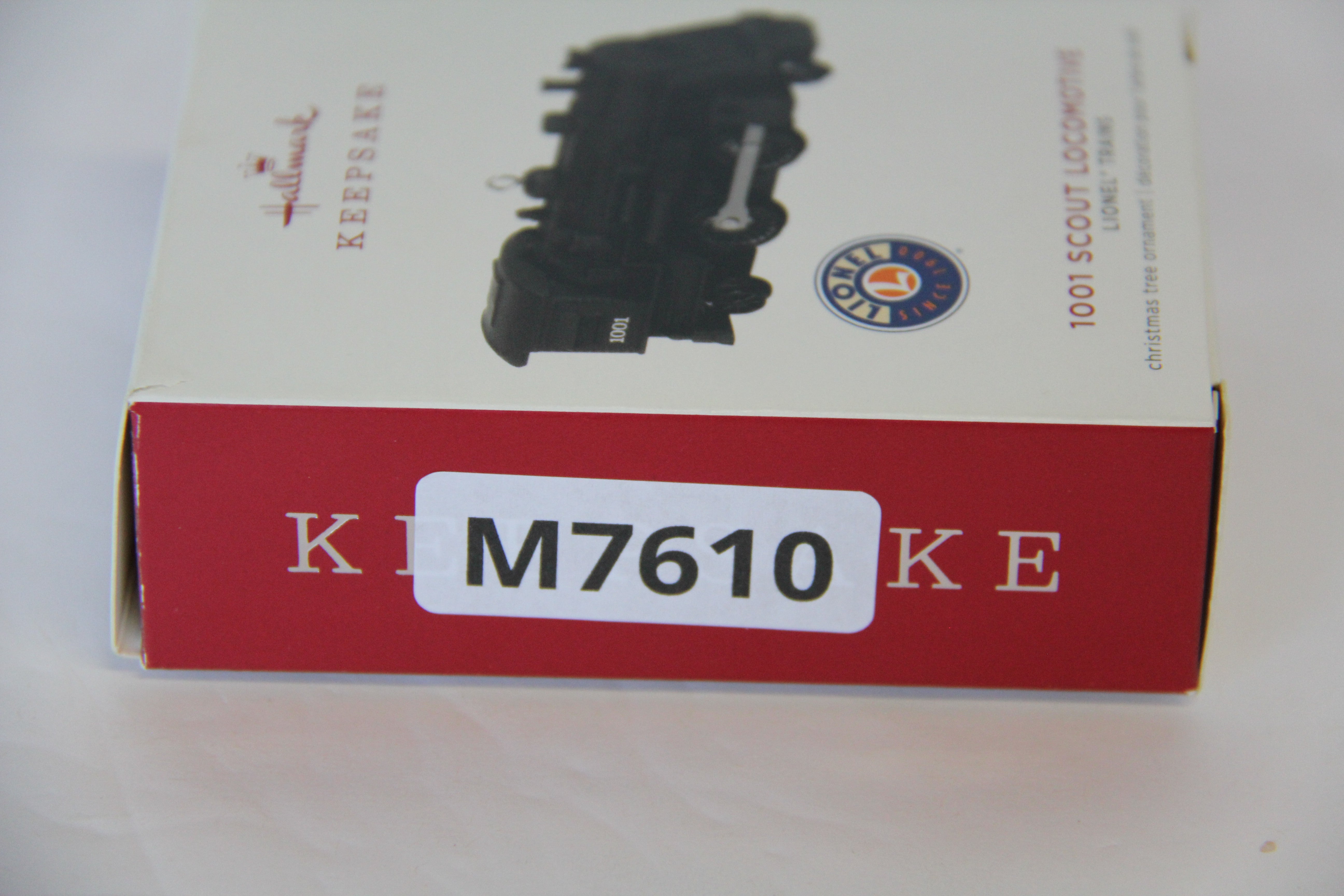 Hallmark Keepsake Ornament 1001 Scout Locomotive-Second hand-M7610