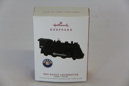Hallmark Keepsake Ornament 1001 Scout Locomotive-Second hand-M7610