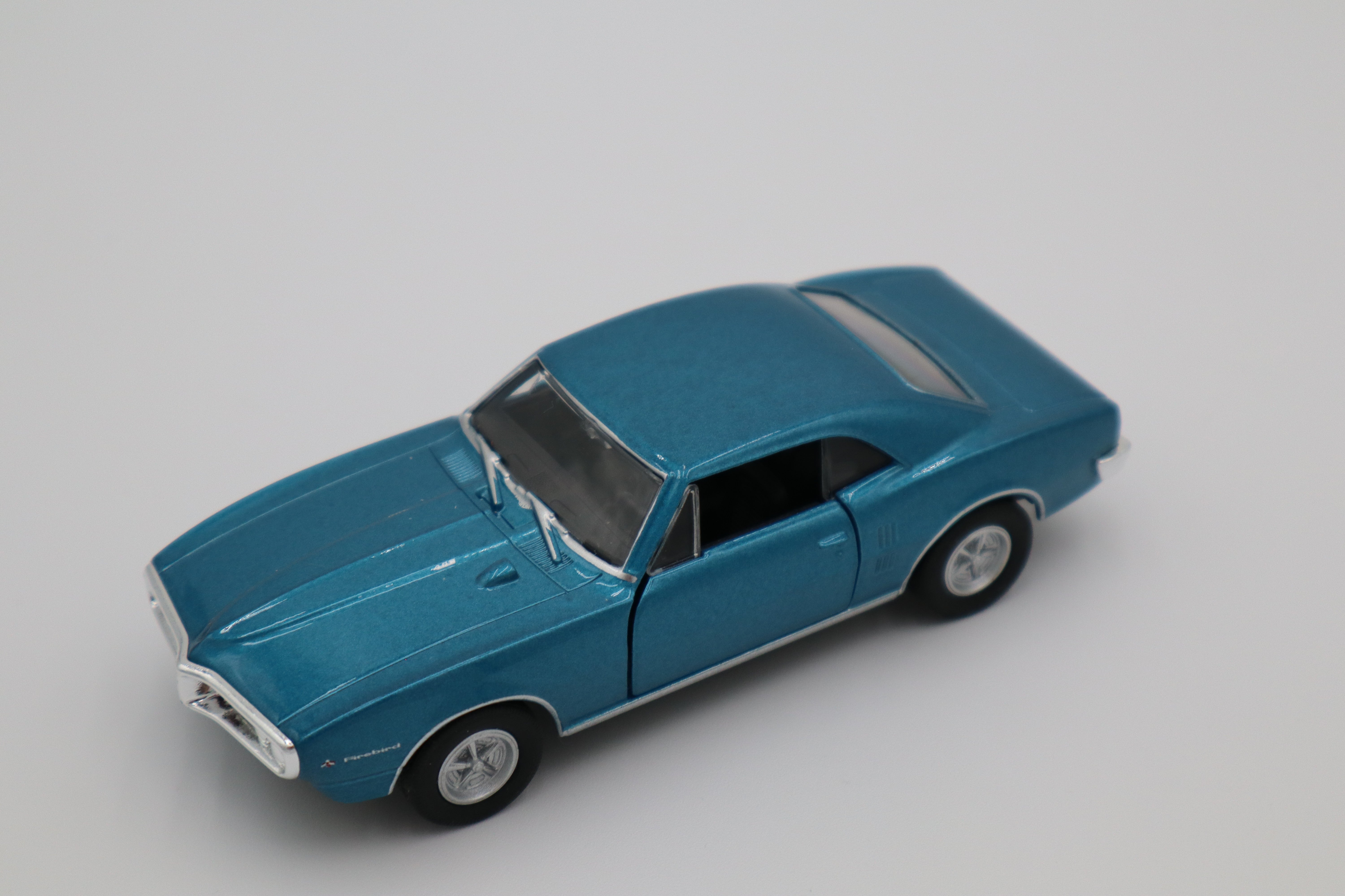 Welly #48715  1967 Pontiac Firebird (Blue)-Second hand-M8294