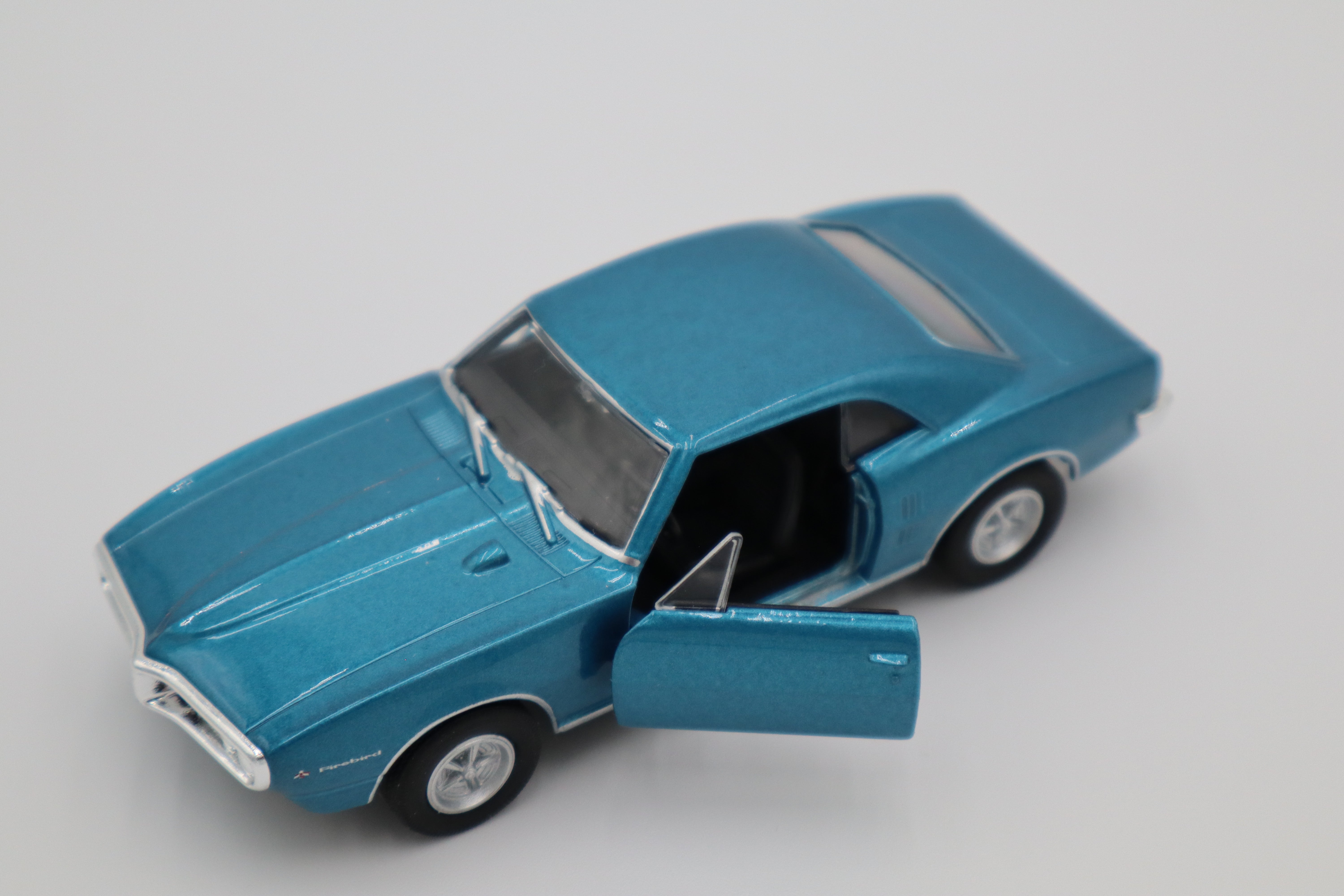 Welly #48715  1967 Pontiac Firebird (Blue)-Second hand-M8294