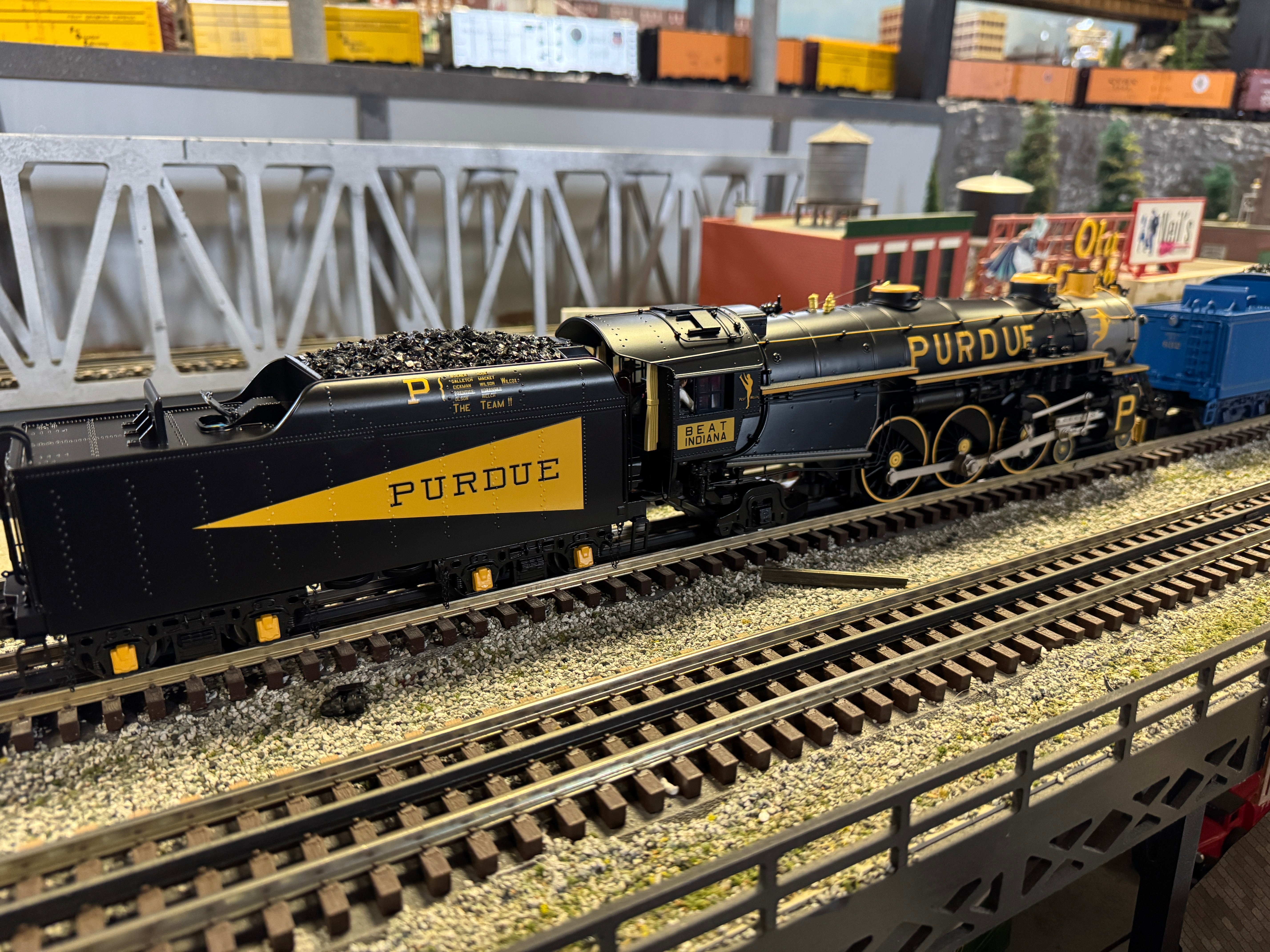 MTH 20-3931-1 - 4-6-2 P47 Baldwin Pacific Steam Engine "Monon" #451 w/ PS3 (Purdue University) - Custom Run for MrMuffin'sTrains