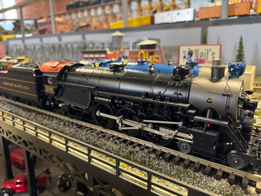 MTH 20-3933-1 - Premier - 4-6-2 P47 Baldwin Pacific Steam Engine "Western Maryland" #208 w/ PS3 - MrMuffin'sTrains