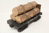 1984 Jim Beam Jersey & Western Railway Flat Car w/ Log Load Decanter-Second hand-M7219