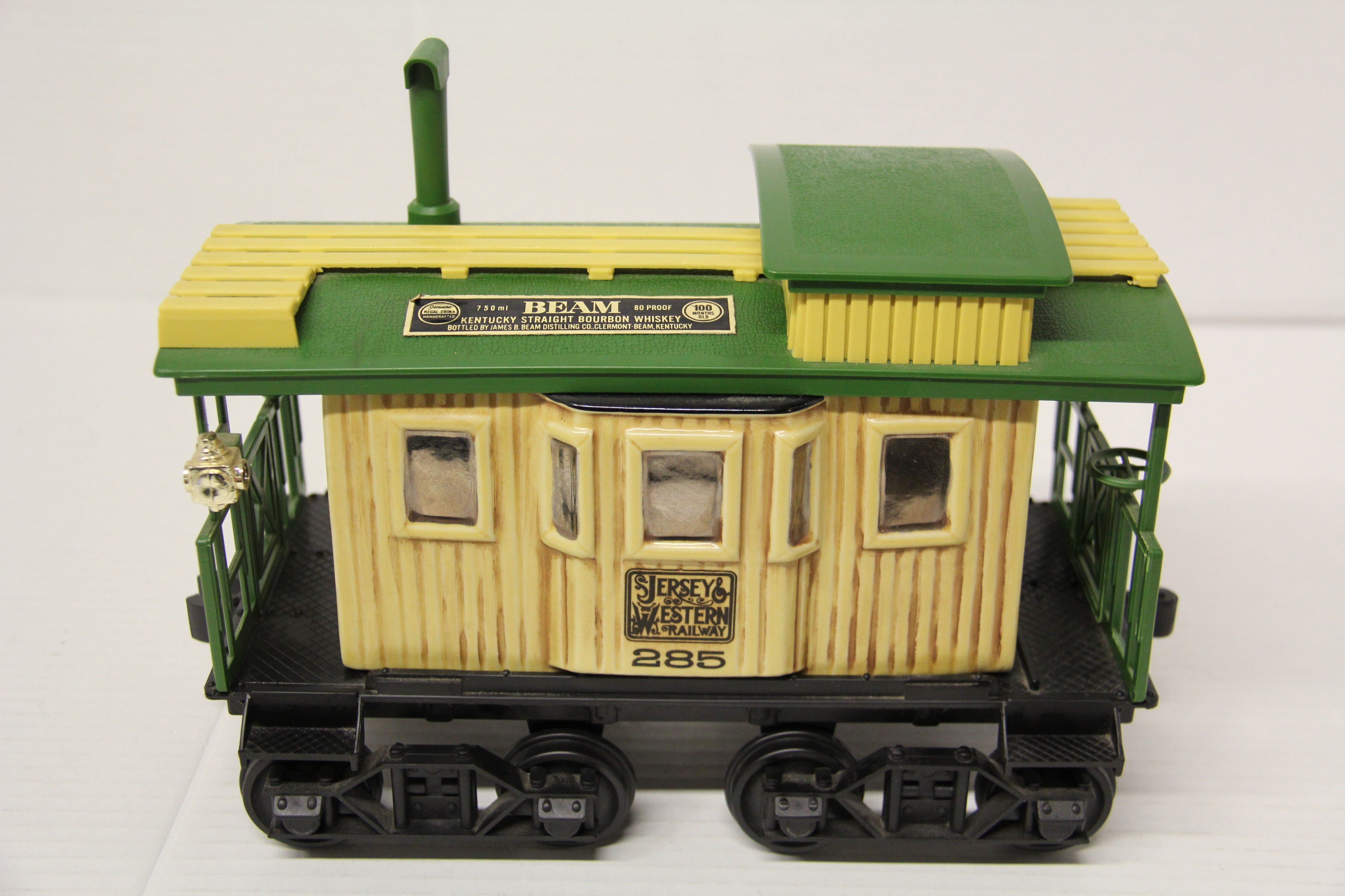 1984 Jim Beam Jersey & Western Caboose #285 Decanter-Second hand-M7221