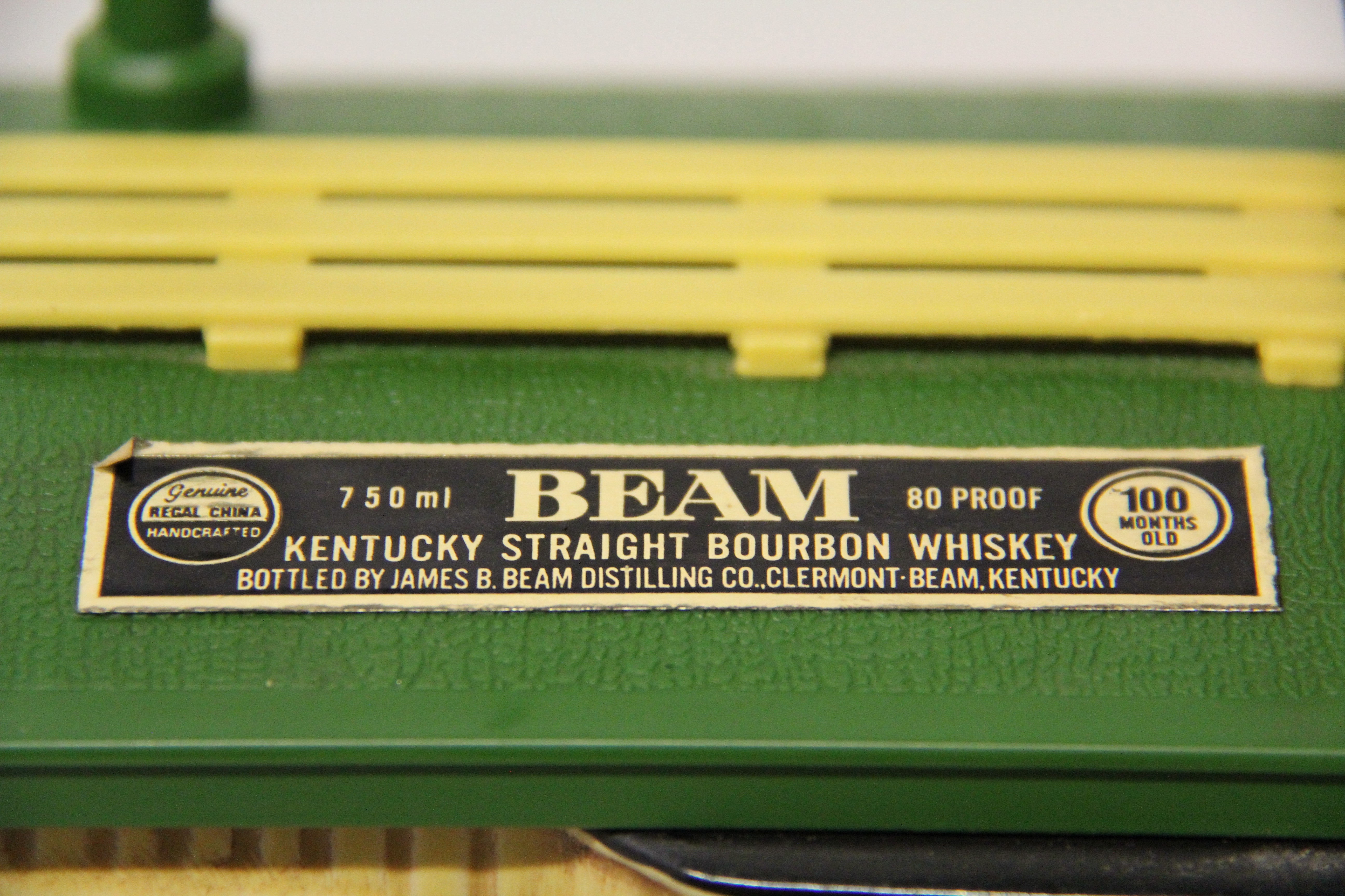 1984 Jim Beam Jersey & Western Caboose #285 Decanter-Second hand-M7221 - MrMuffin'sTrains