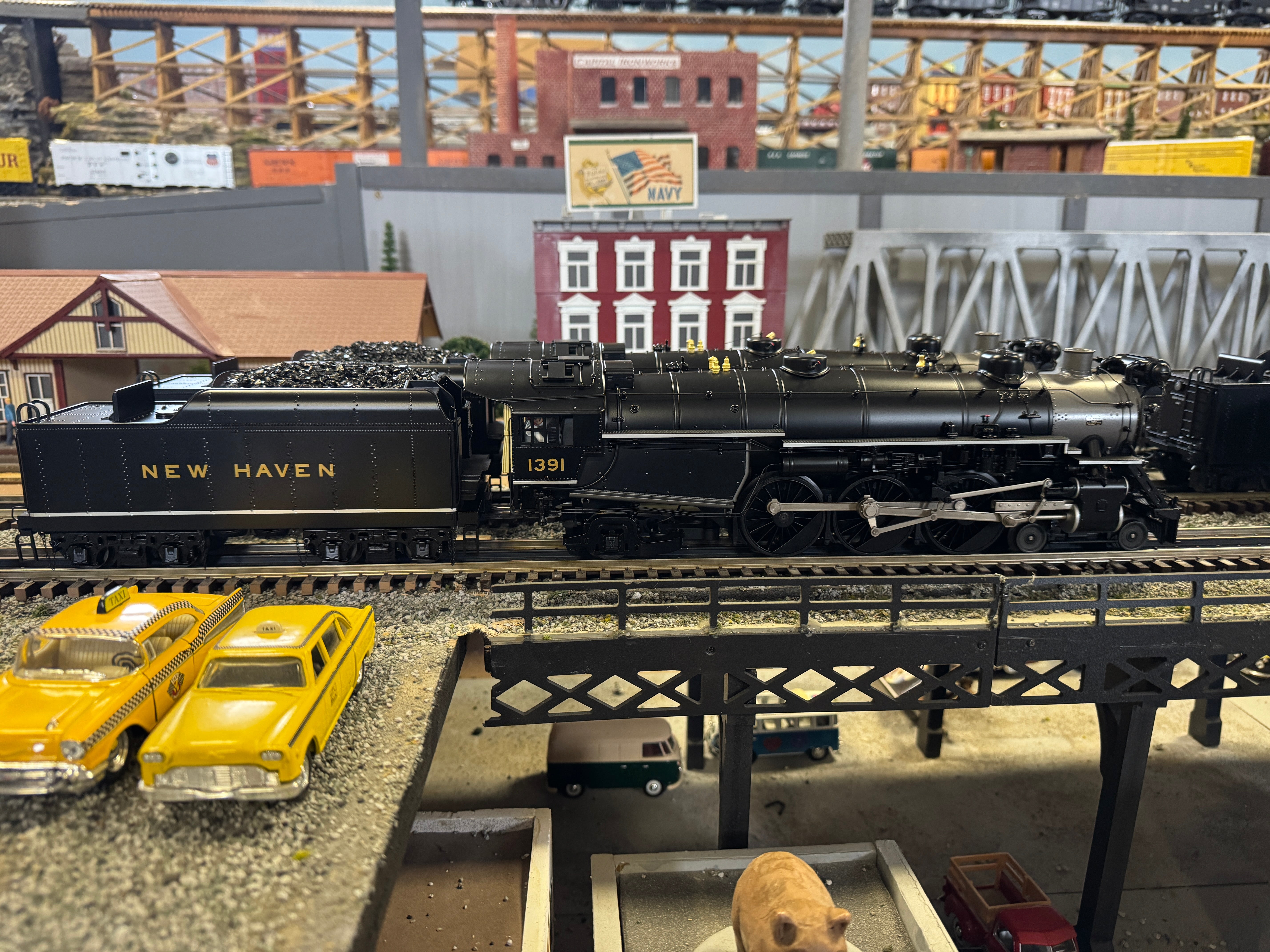 MTH 20-3934-1 - 4-6-2 P47 Baldwin Pacific Steam Engine "New Haven" #1391 w/ PS3