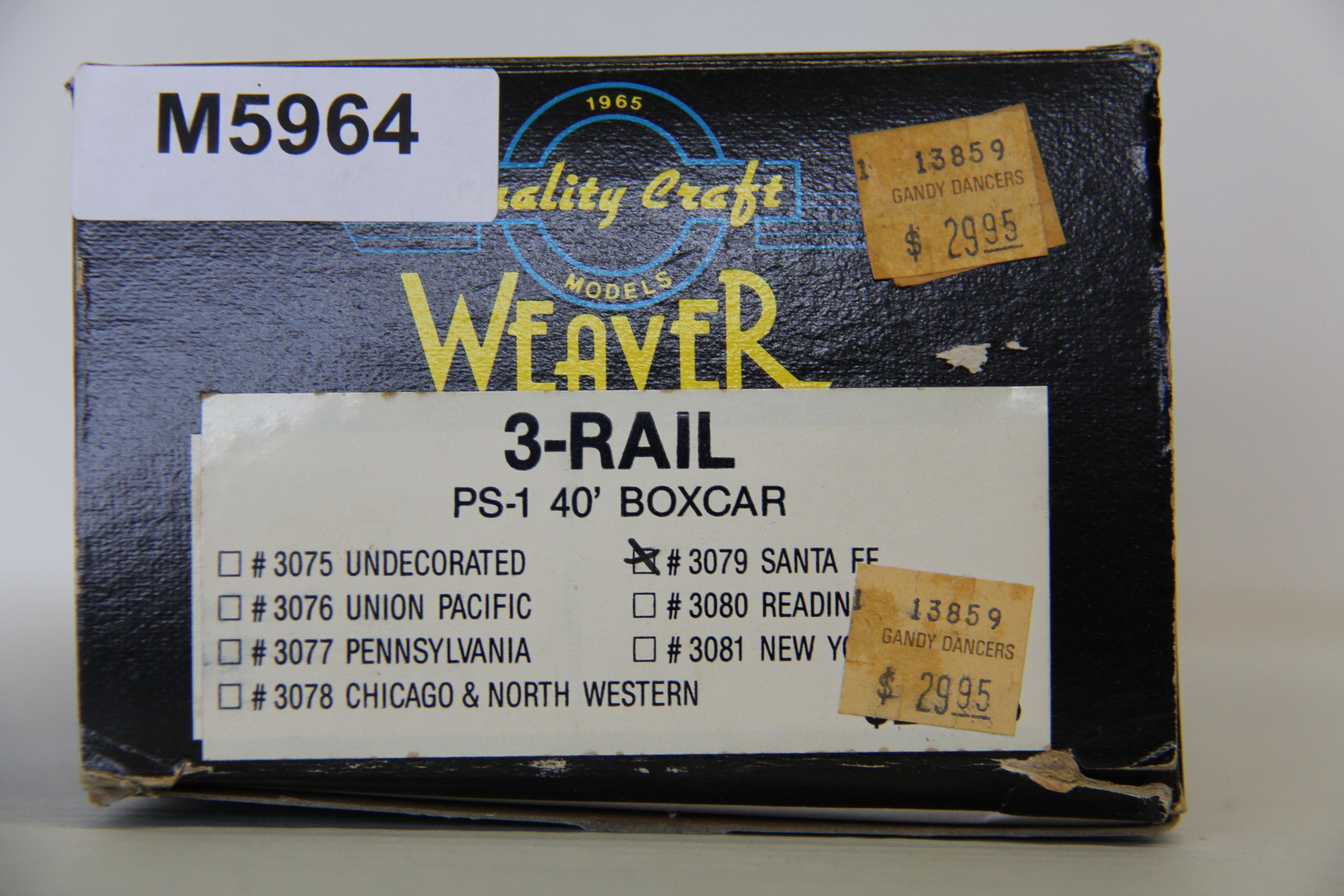 Weaver #3079 Santa Fe PS-1 40' Boxcar-Second hand-M5964