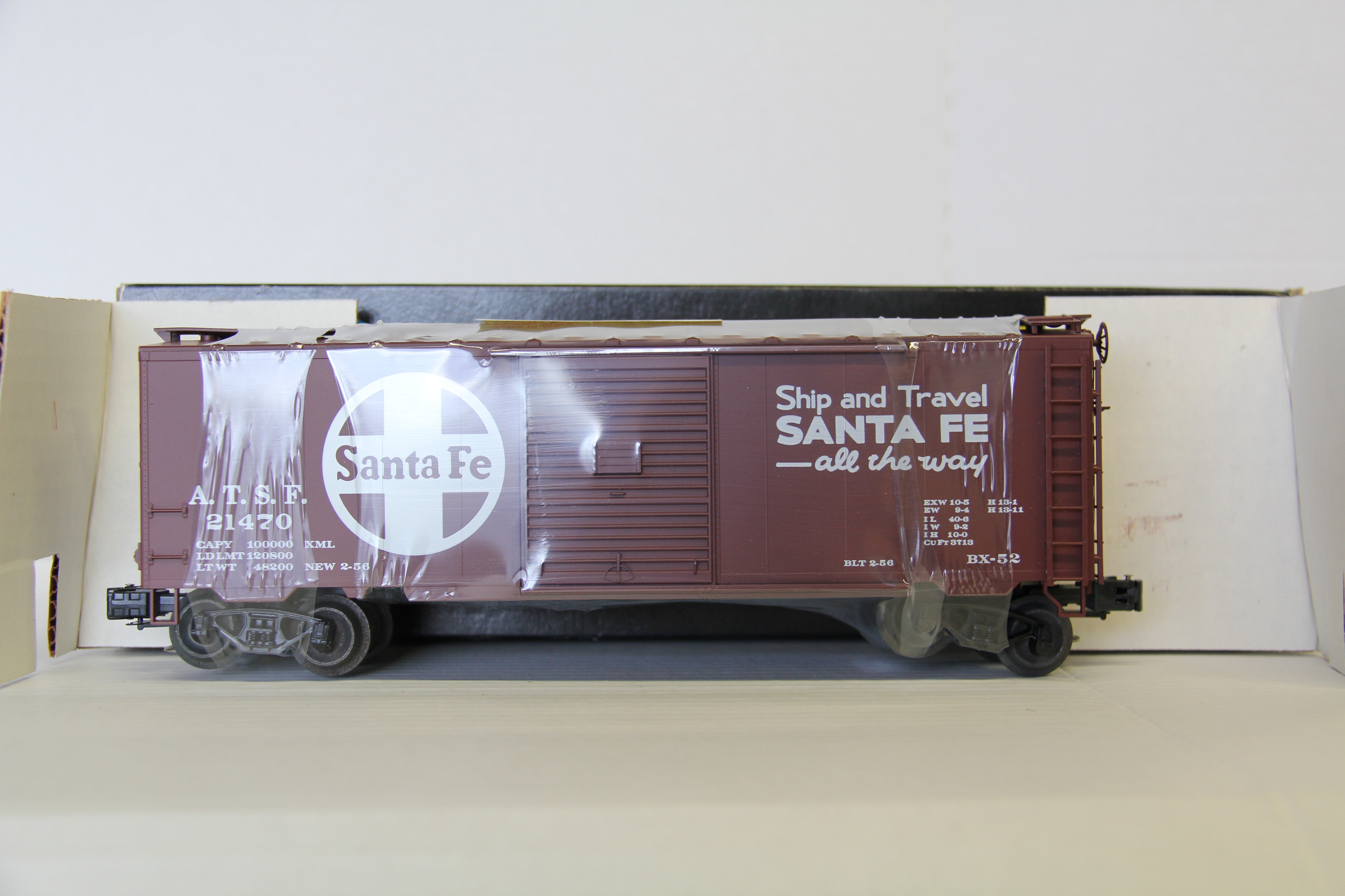 Weaver #3079 Santa Fe PS-1 40' Boxcar-Second hand-M5964