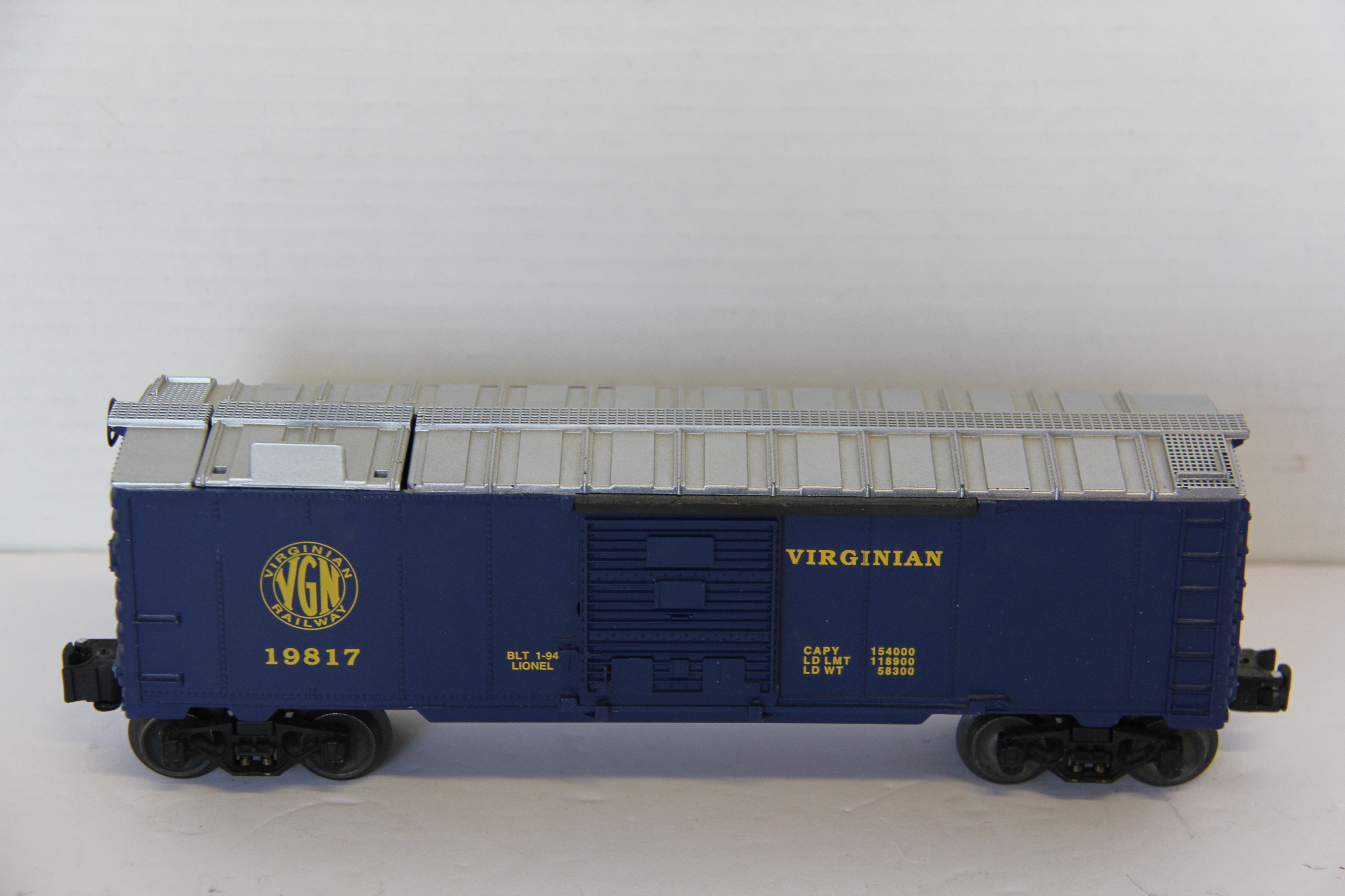 Lionel 6-19817 Virginian Ice Car-Second hand-M7618
