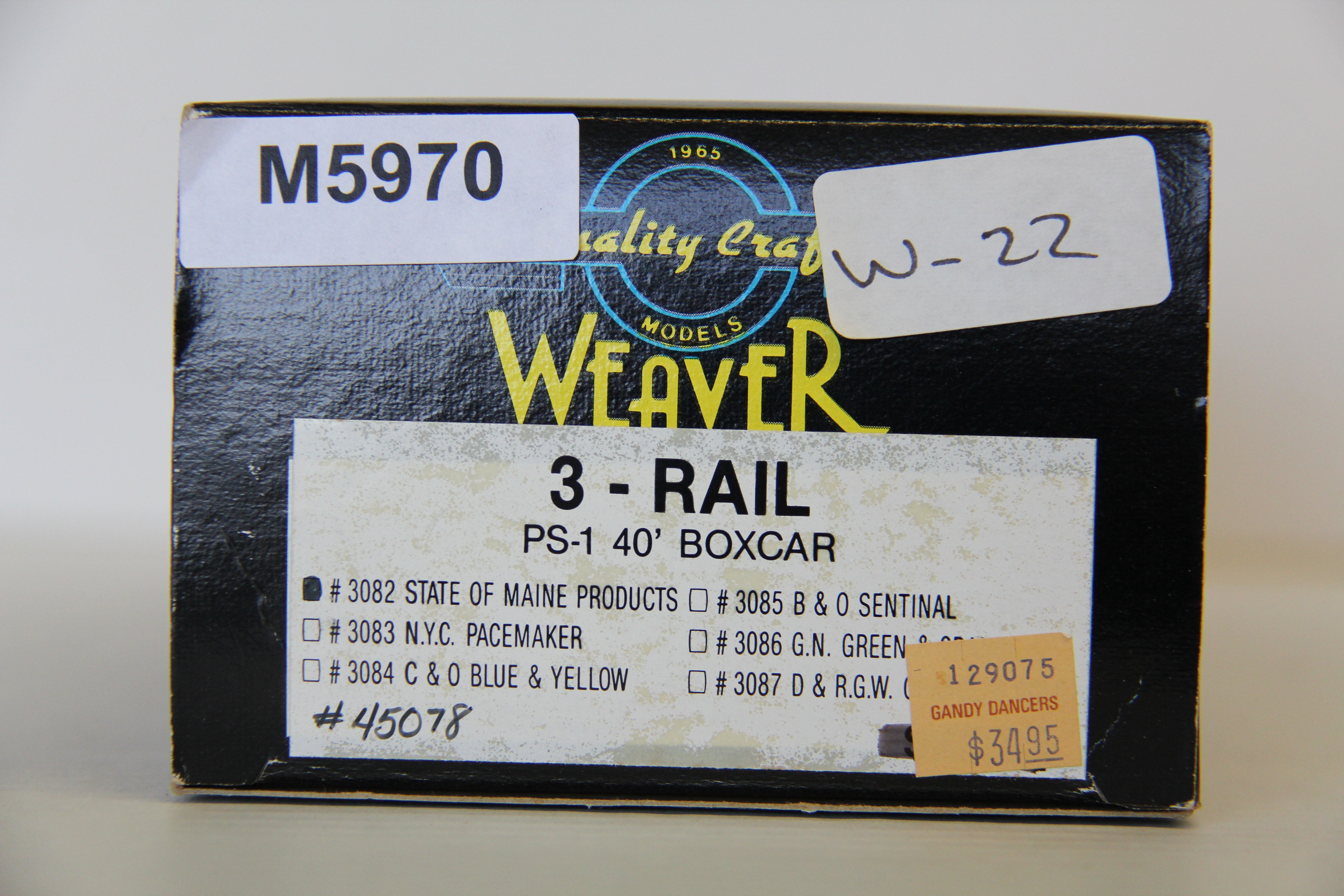 Weaver #3082 New Haven State of Main PS-1 40' Boxcar-Second hand-M5970