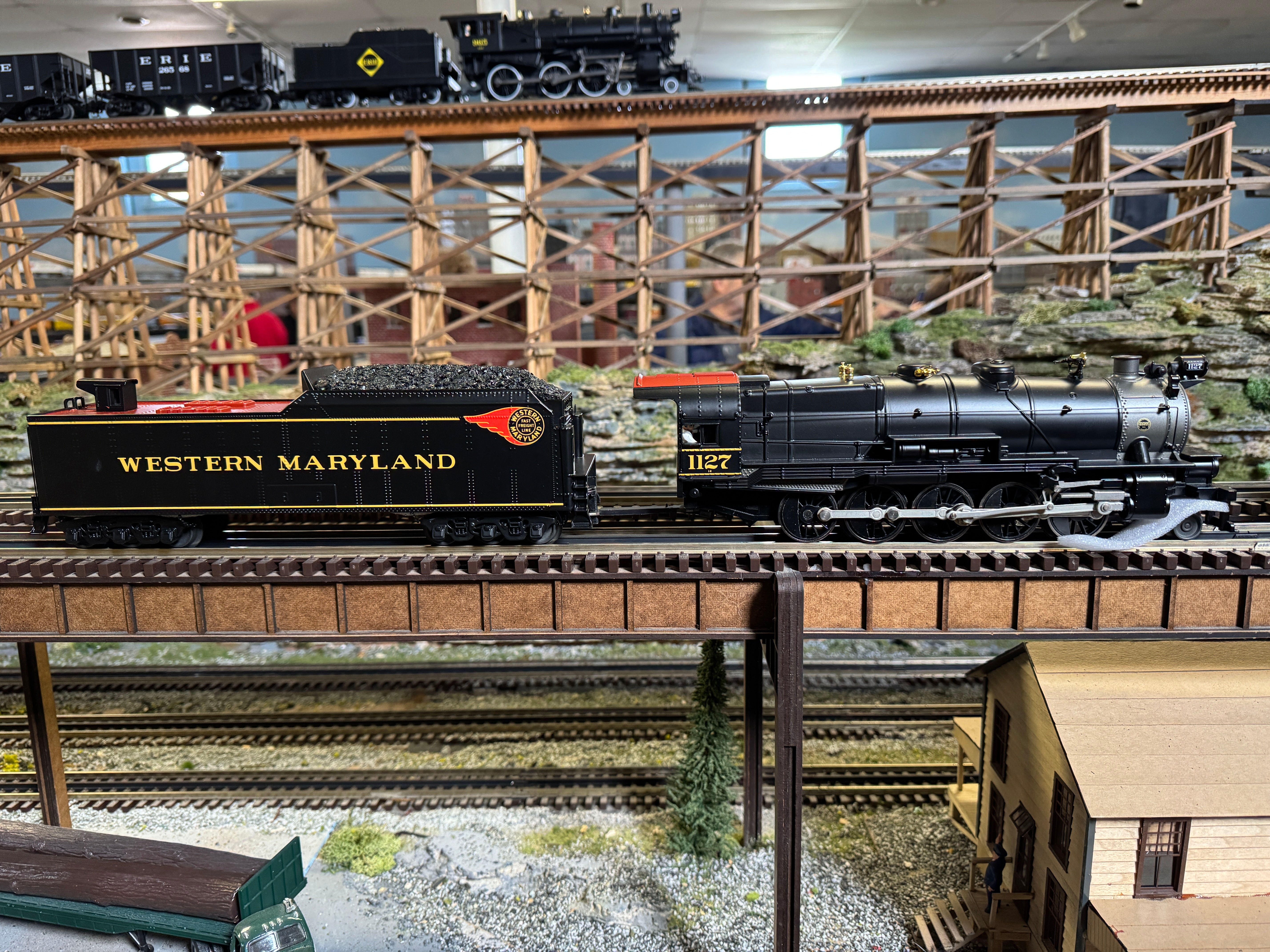 MTH 30-1875-1 - 2-10-0 Imperial Decapod Steam Engine "Western Maryland" #1127 w/ PS3 (Long Haul Tender)