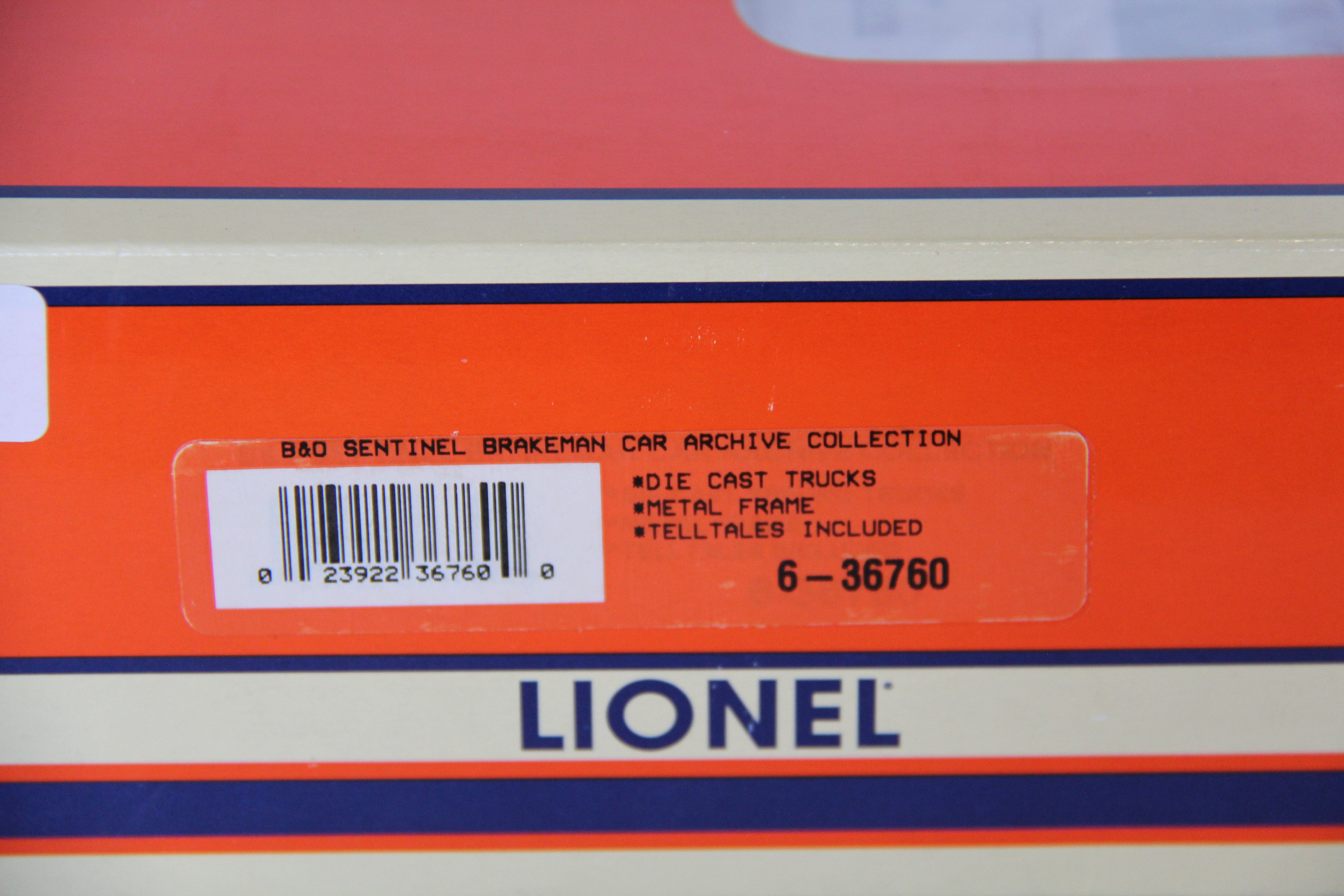 Lionel 6-36760 B & O Sentinel Brakeman Car Archive Collection-Second hand-M7633