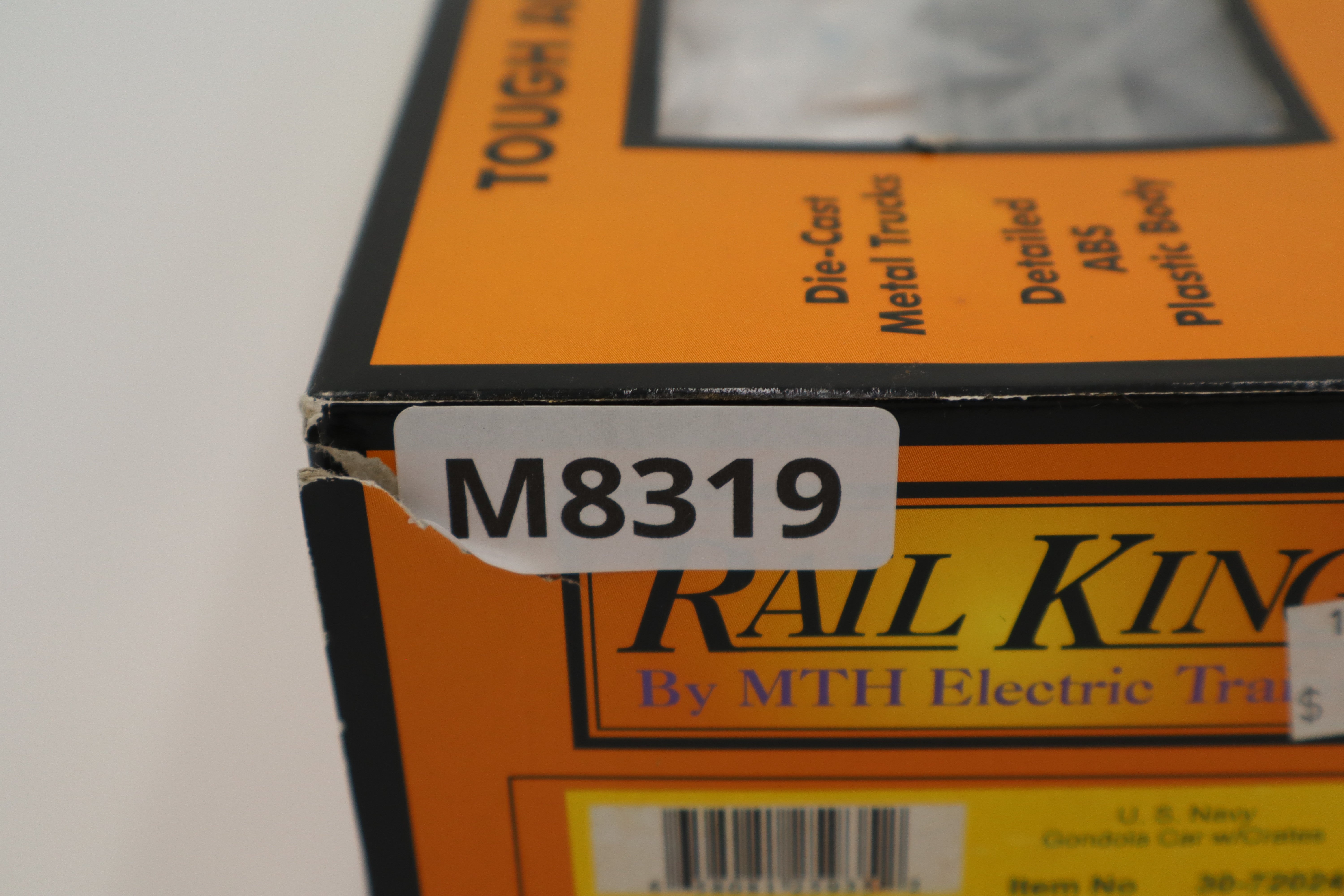 Rail King 30-72024 US Navy Gondola w/ Crates-Second hand-M8319