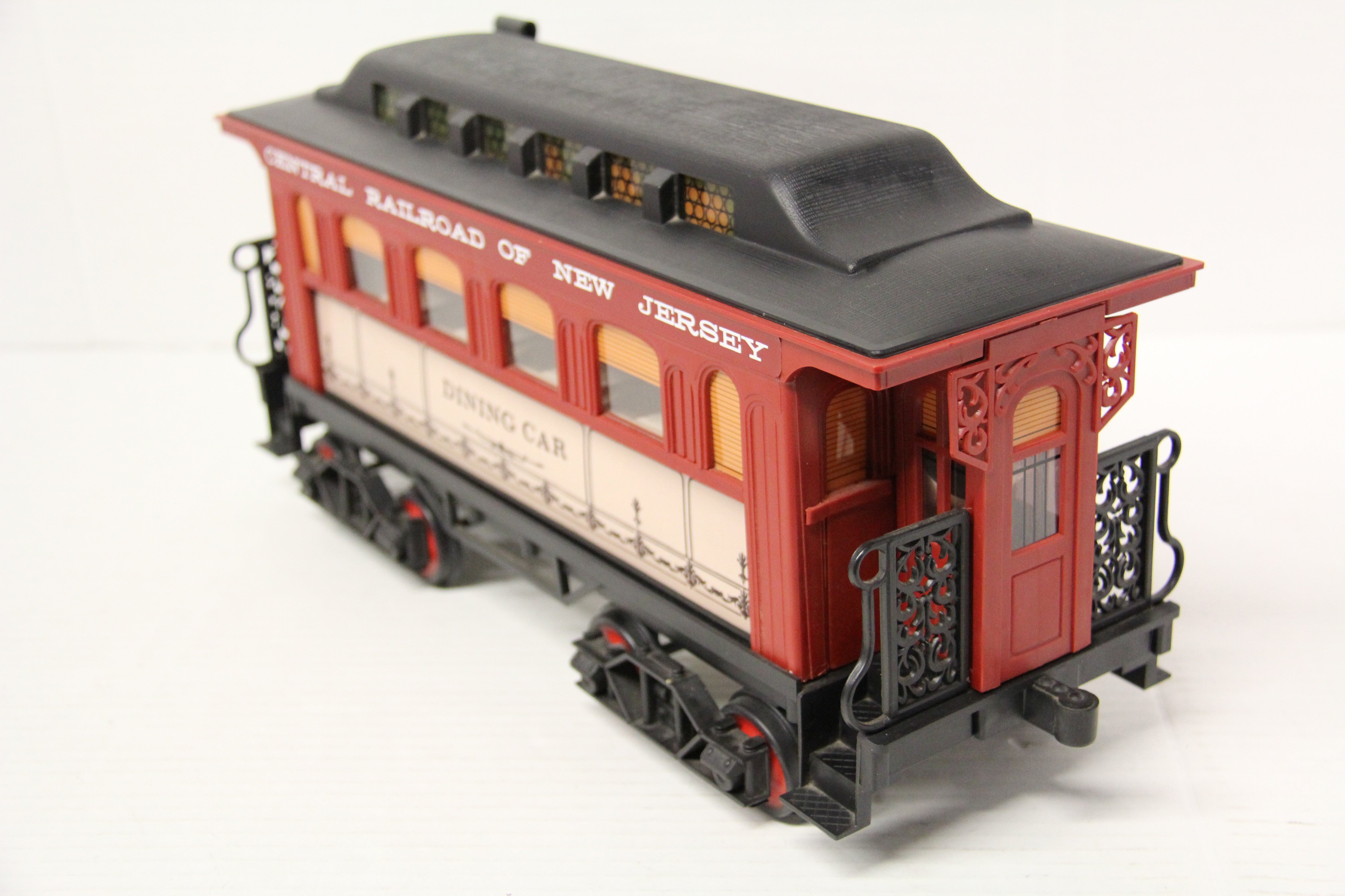 JIM BEAM Central Railroad of New Jersey Dining Car Decanter-Second hand-M7231 - MrMuffin'sTrains