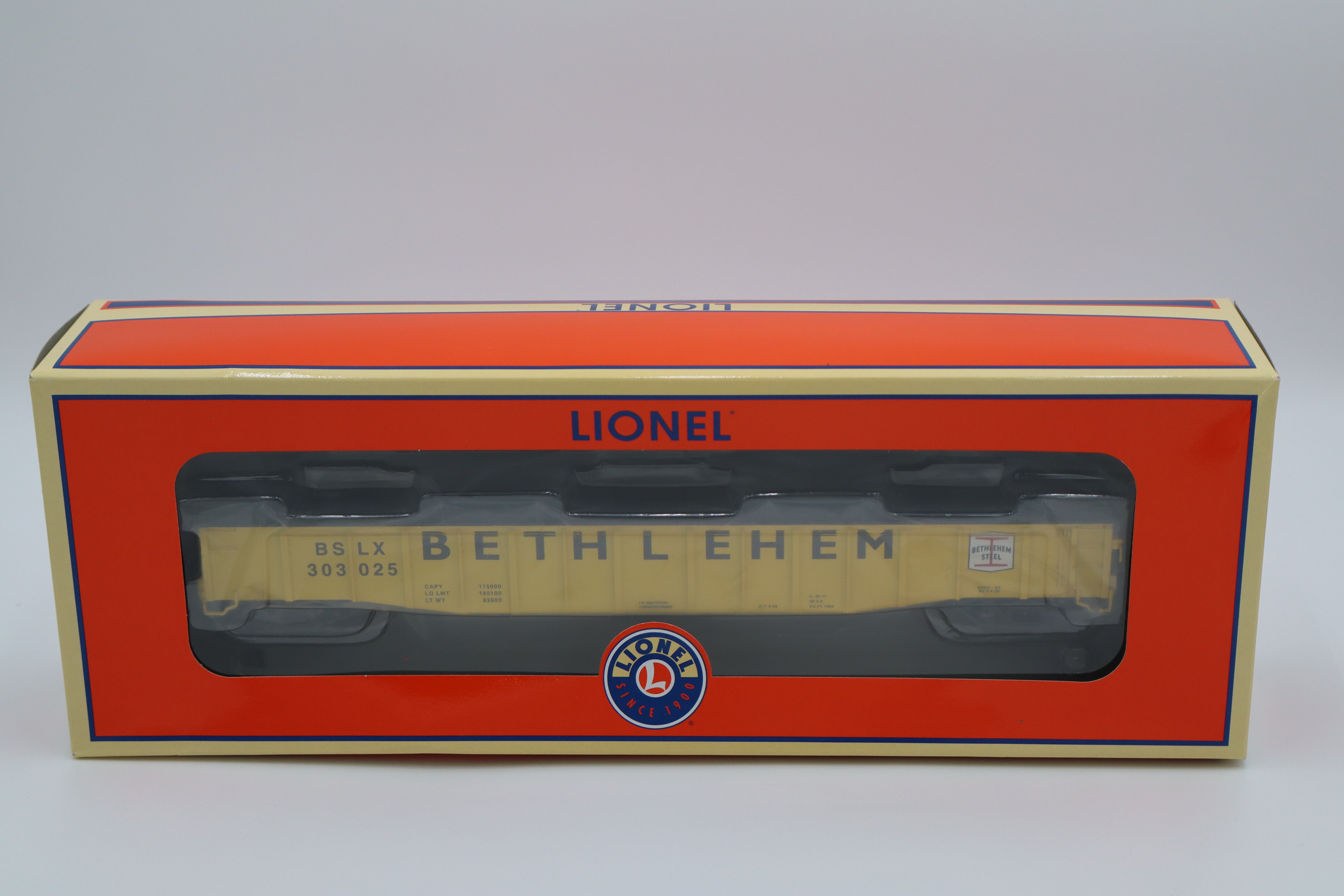 Lionel 2126021 Bethlehem Steel PS-5 Gondola w/ Covers-Second hand-M8325