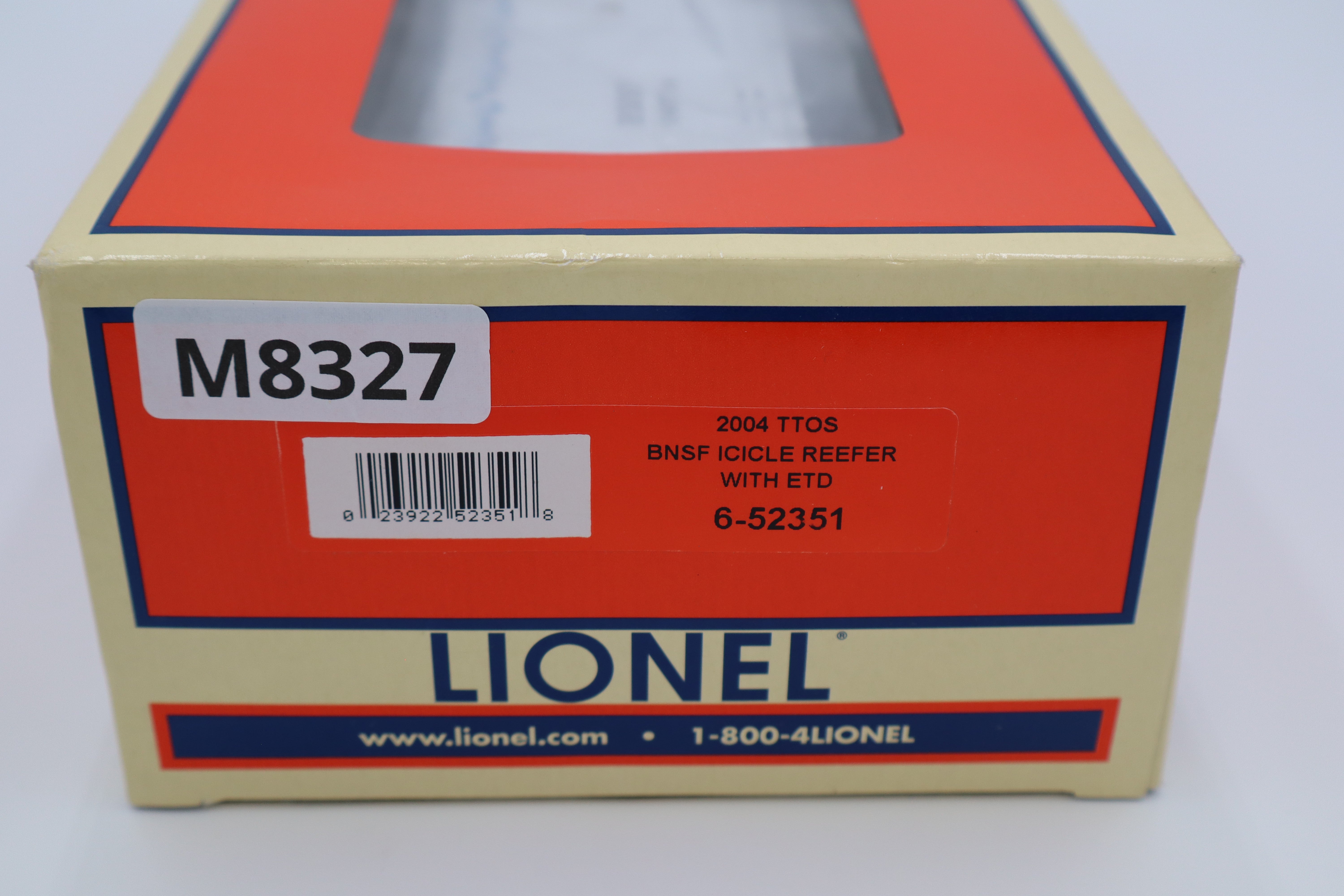 Lionel 6-52351 BNSF Icicle Reefer with ETD-Second hand-M8327