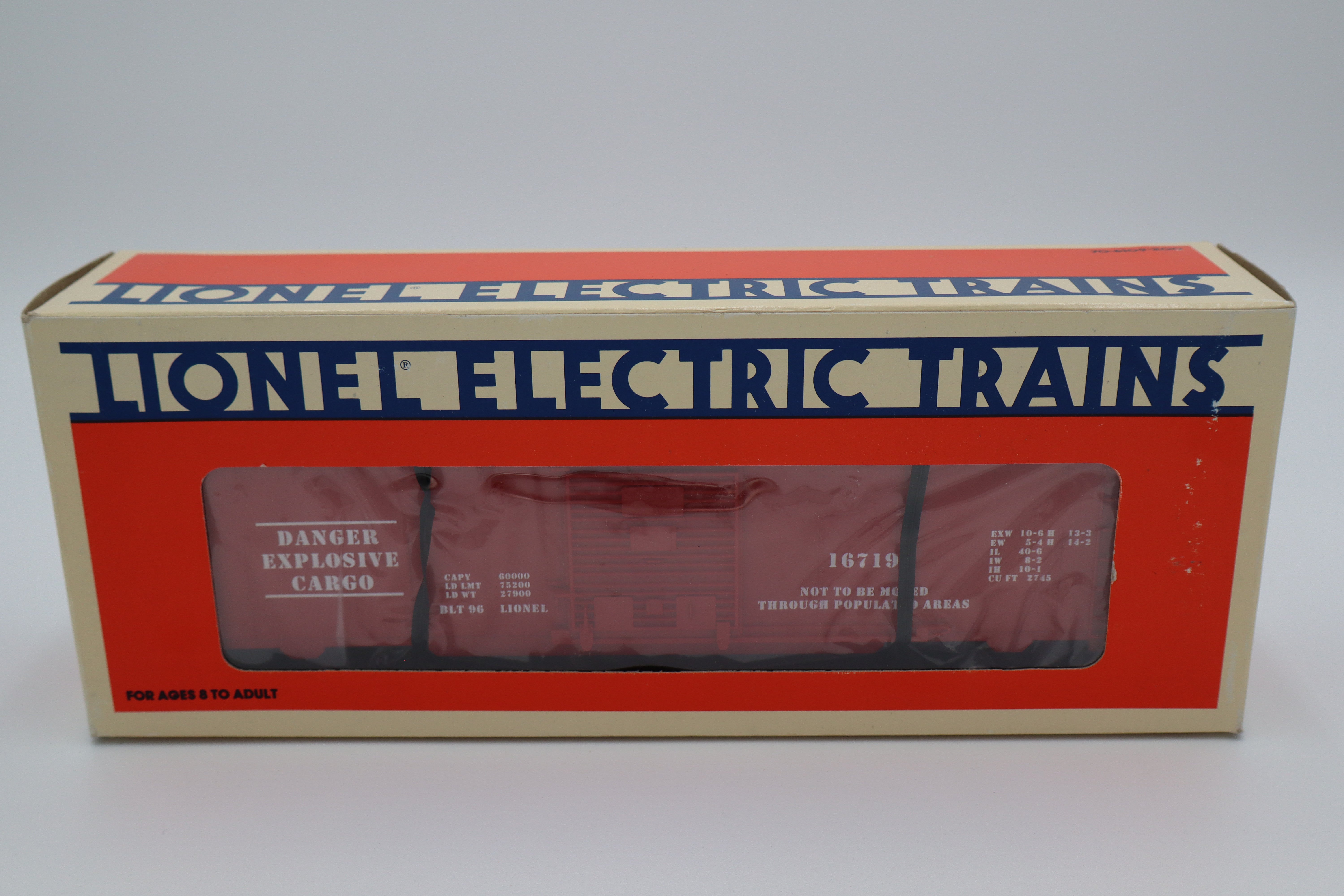 Lionel 6-16719 Exploding Box Car-Second hand-M8328