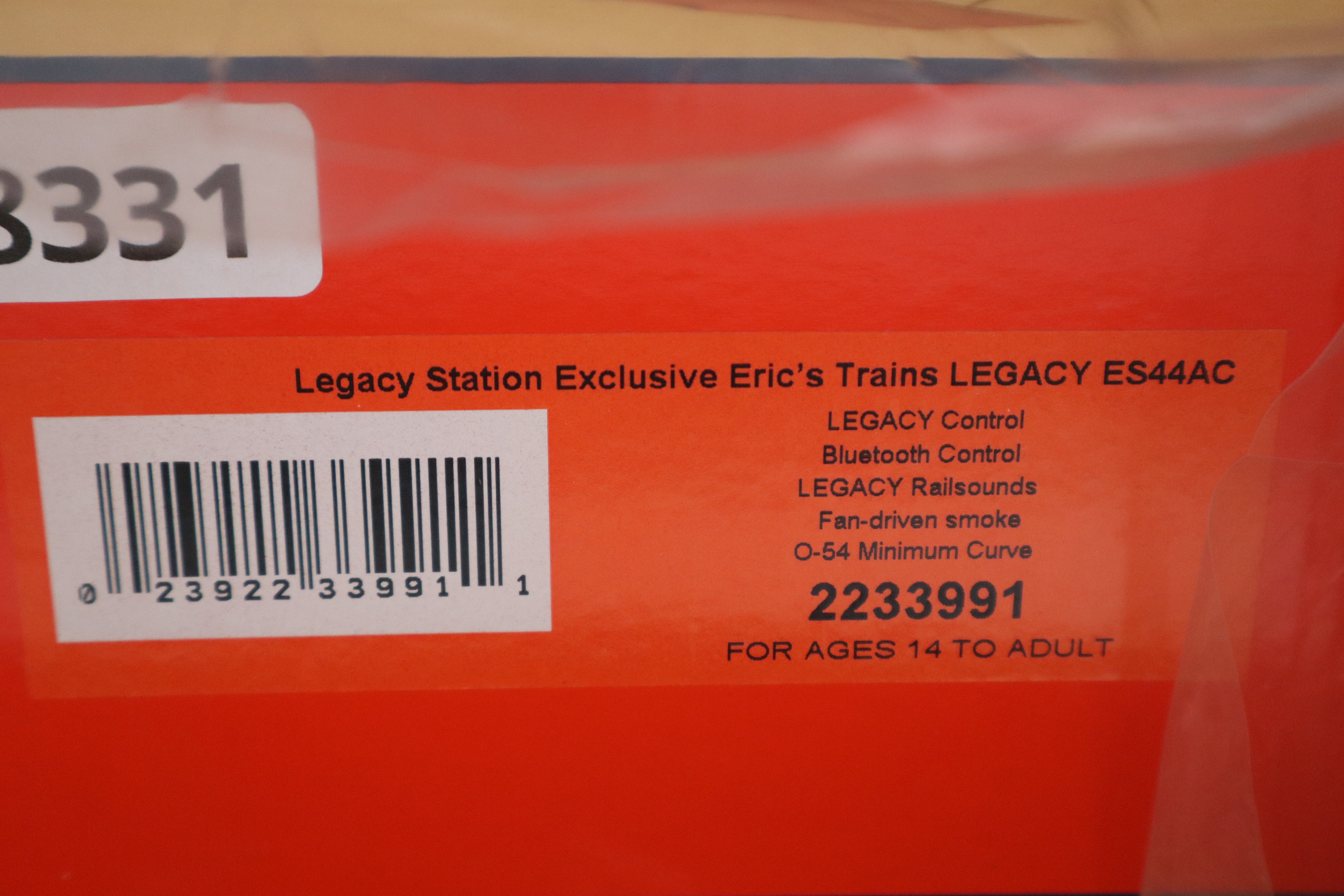 Lionel 2233991 AUTOGRAPHED Box LEGACY Station Exclusive Eric's Trains ES44AC-Second hand-M8331