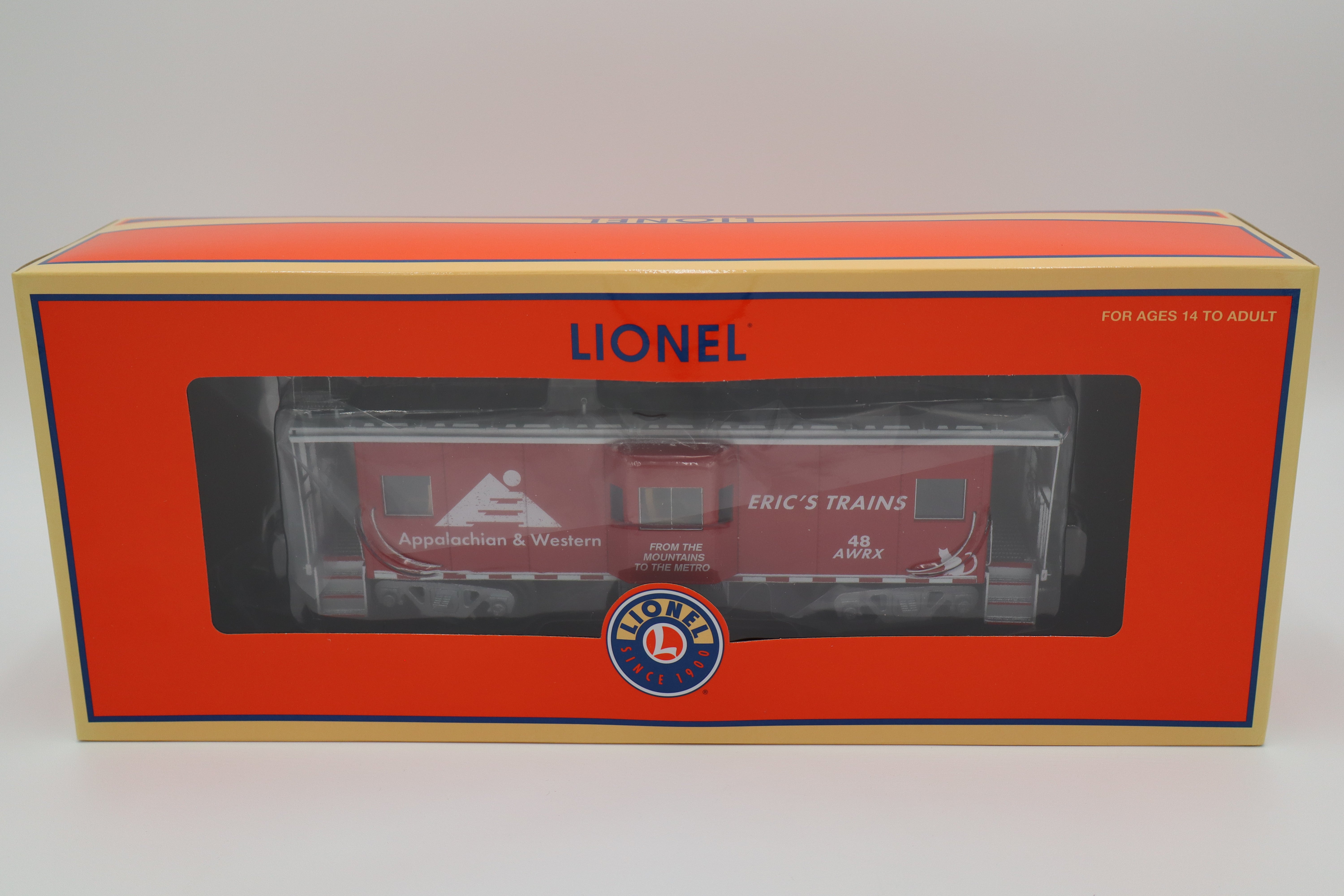 Lionel Eric's Trains Autographed Custom LEGACY Station Exclusive Appalachian & Western Bay Window Caboose -Second hand-M8330