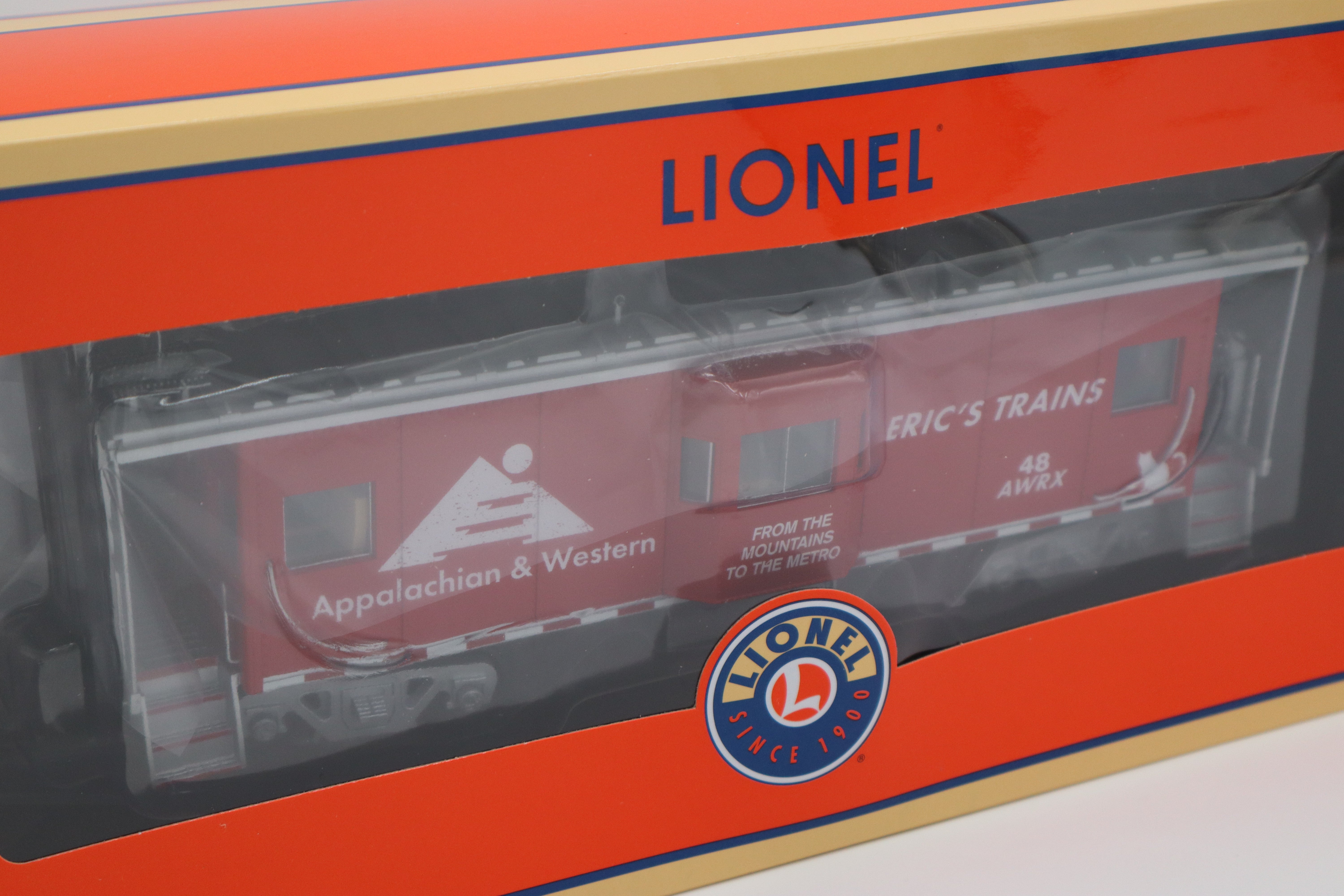 Lionel Eric's Trains Autographed Custom LEGACY Station Exclusive Appalachian & Western Bay Window Caboose -Second hand-M8330