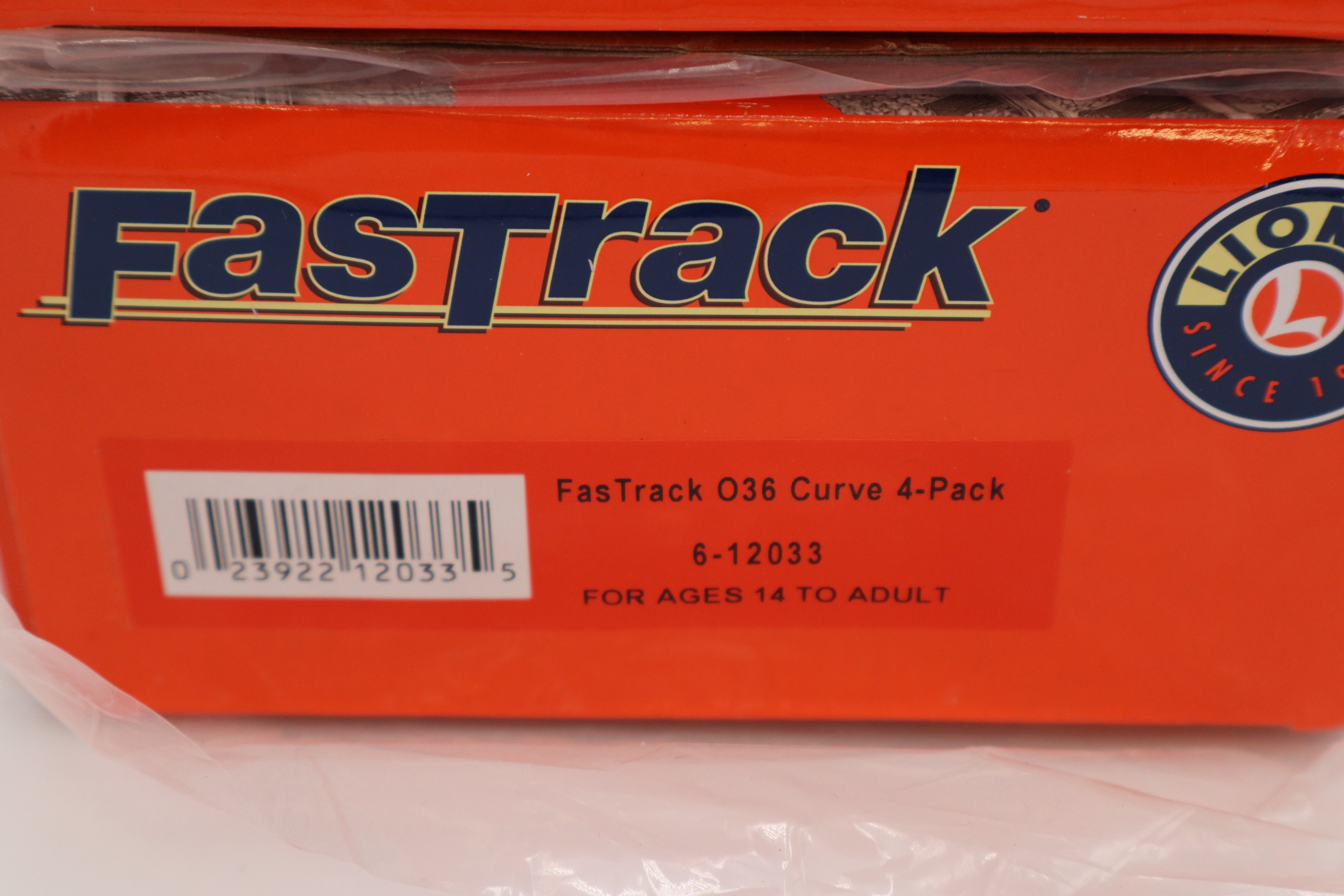 Lionel FasTrack 6-12033 0-36 Curve 4 pack-2 Set-Second hand-M8332