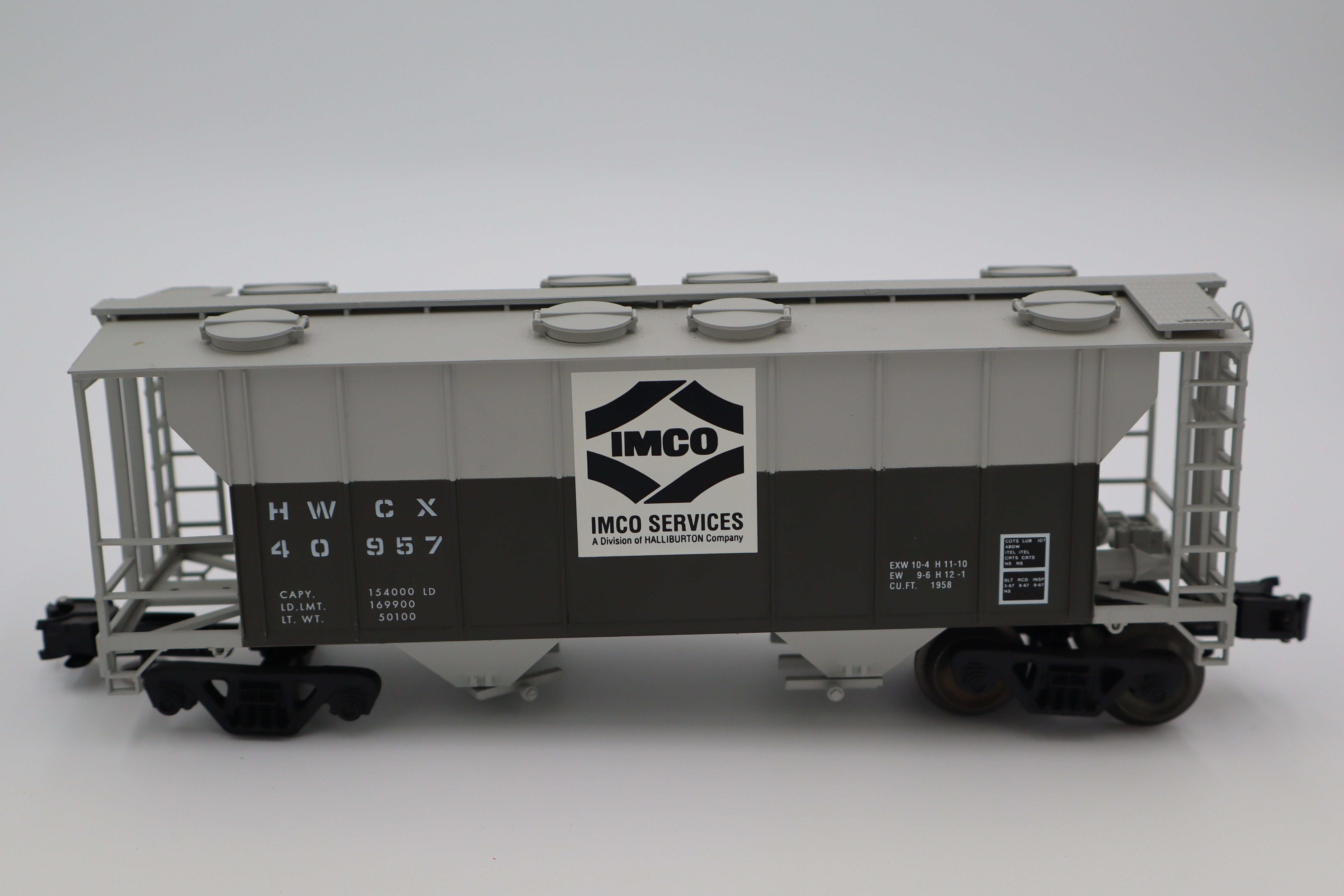 Weaver IMCO (HALLIBURTON) PS02 Covered Hopper #40957-Second hand-M8337