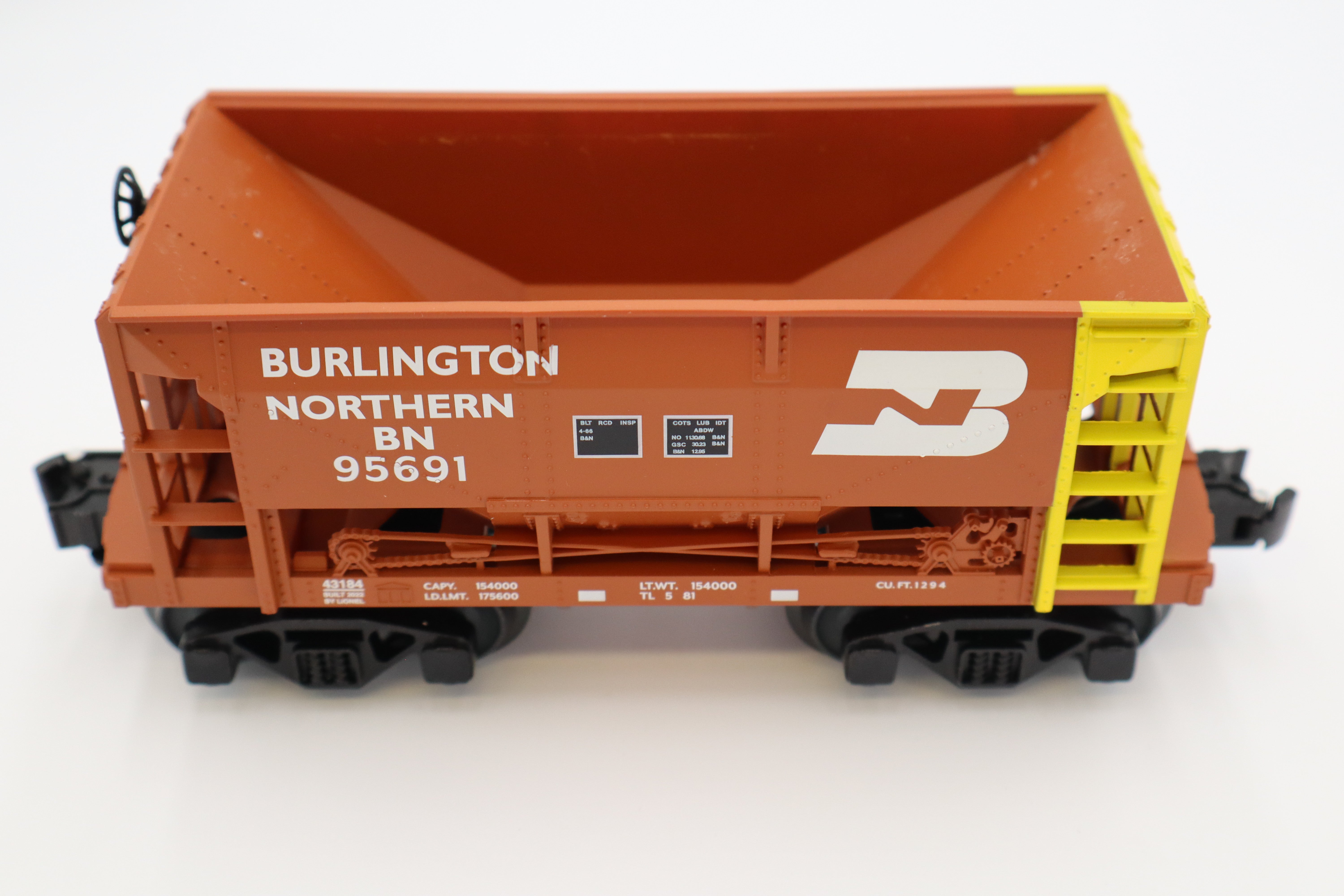 Lionel Burlington Northern Ore Car-2 Set-Second hand-M8338