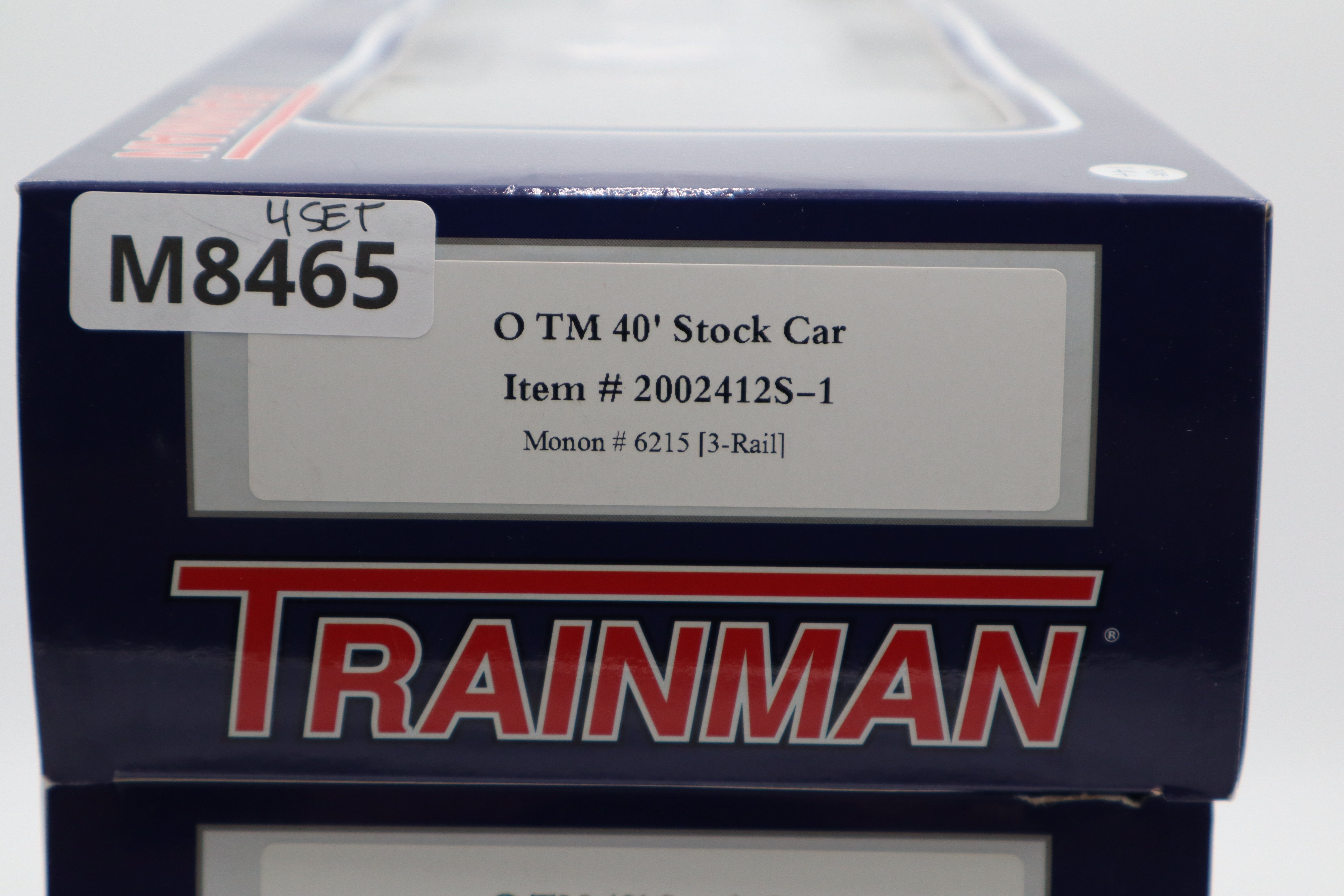 Atlas #2002412S-1, -2, -3, 4 Monon TM 40' Stock Car-4 Car Set-Second hand-M8465