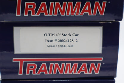 Atlas #2002412S-1, -2, -3, 4 Monon TM 40' Stock Car-4 Car Set-Second hand-M8465