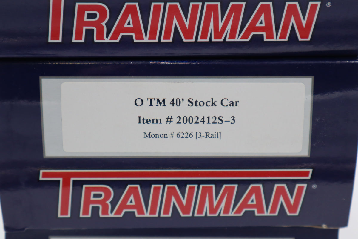 Atlas #2002412S-1, -2, -3, 4 Monon TM 40' Stock Car-4 Car Set-Second hand-M8465