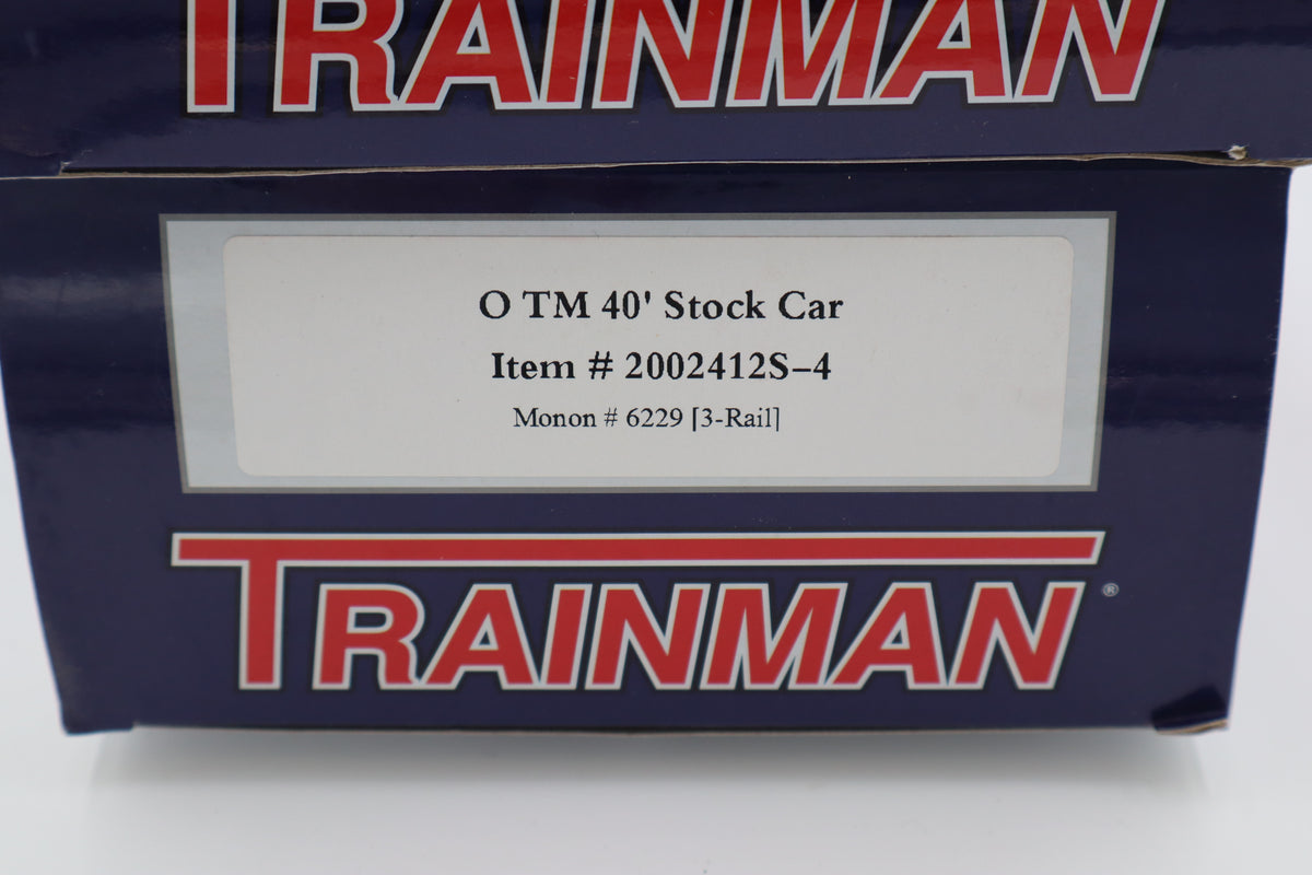 Atlas #2002412S-1, -2, -3, 4 Monon TM 40' Stock Car-4 Car Set-Second hand-M8465