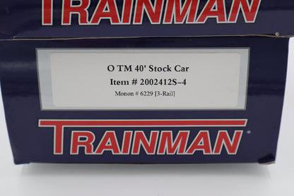 Atlas #2002412S-1, -2, -3, 4 Monon TM 40' Stock Car-4 Car Set-Second hand-M8465
