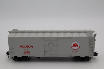 Atlas #3001839-1, -2 Monon 40' 1937 AAR Single Door Box Car-2 Set-Second hand-M8470