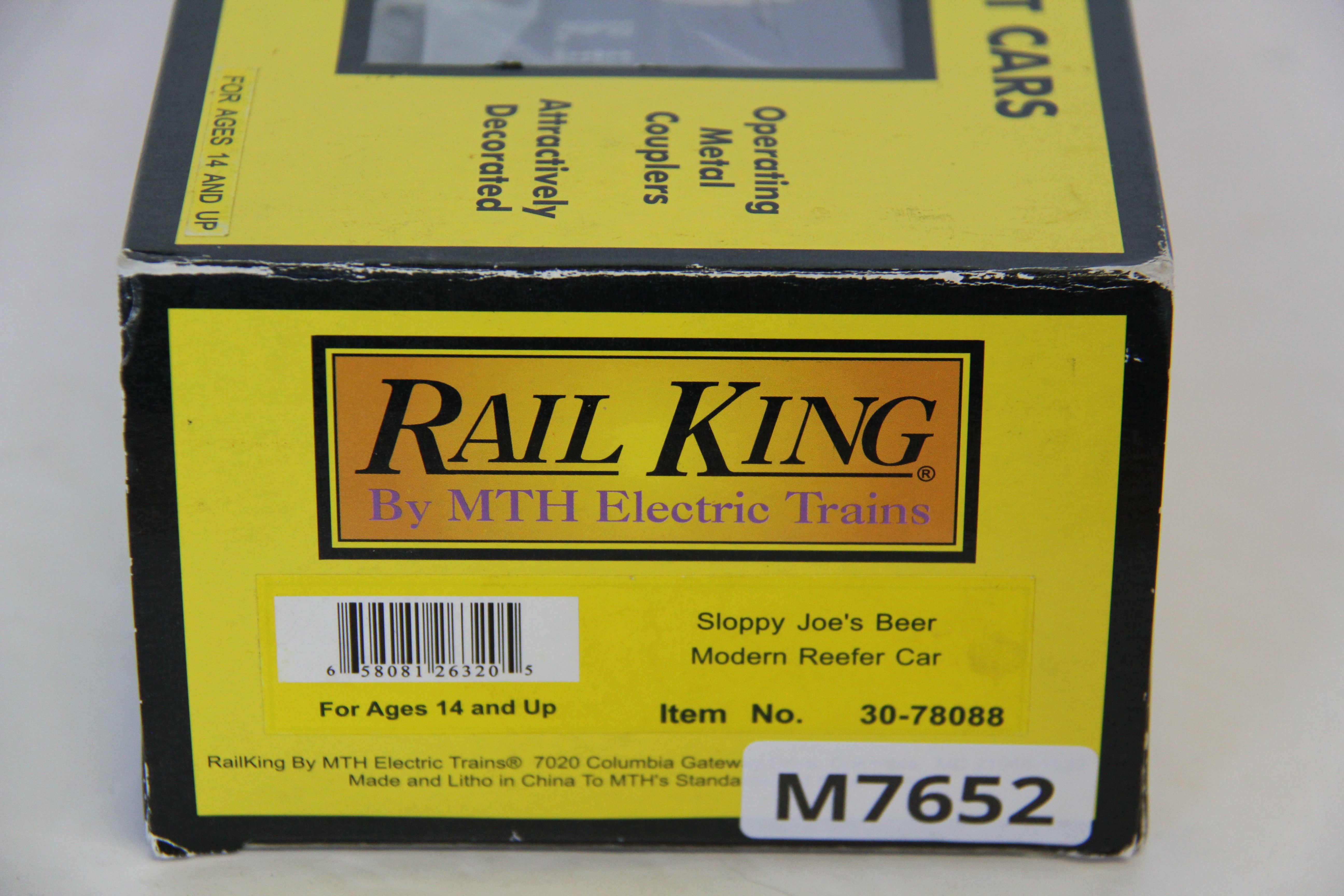 Rail King 30-78088 Sloppy Joe's Beer Modern Reefer Car-Second hand-M7652