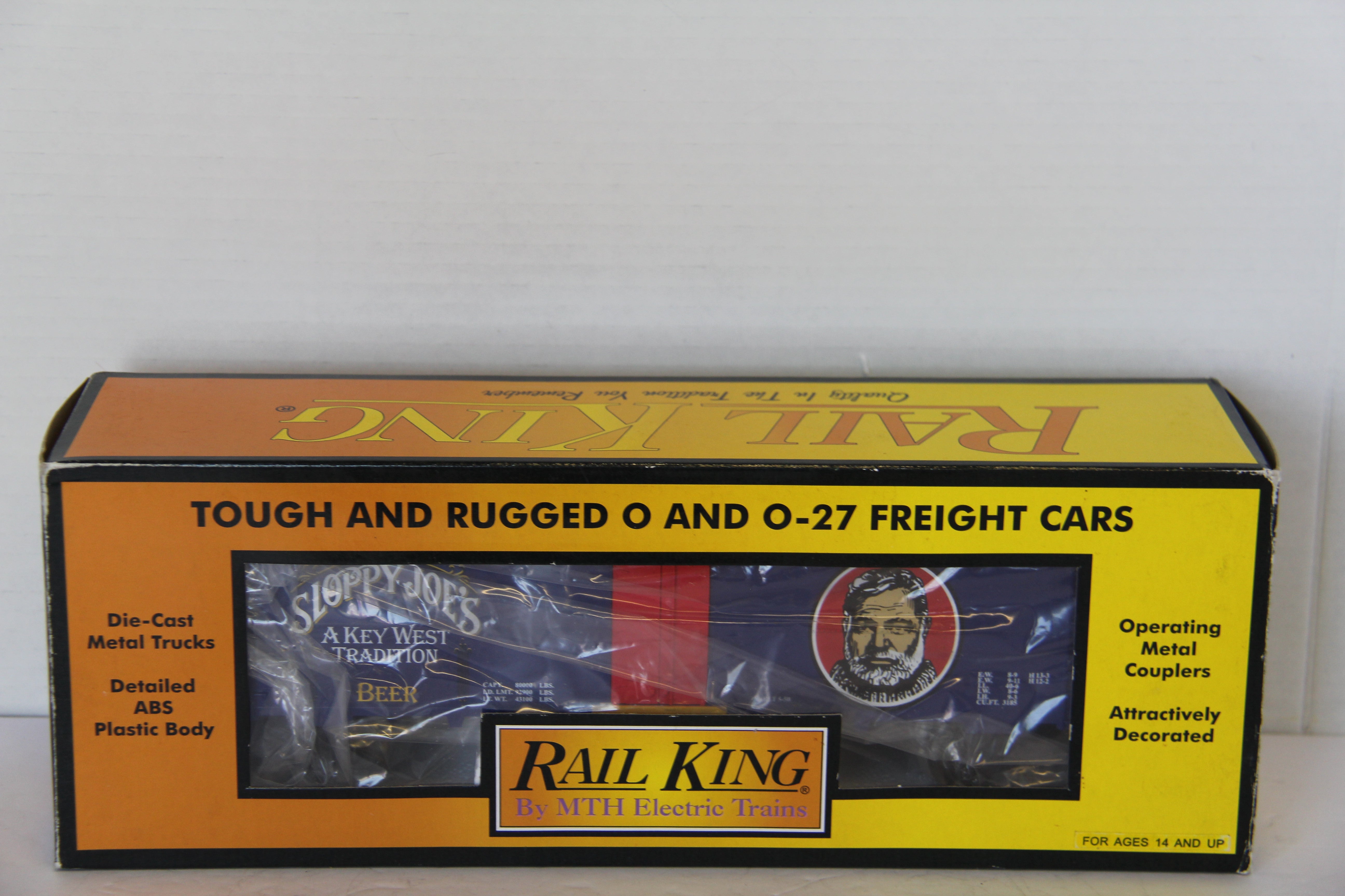Rail King 30-78088 Sloppy Joe's Beer Modern Reefer Car-Second hand-M7652