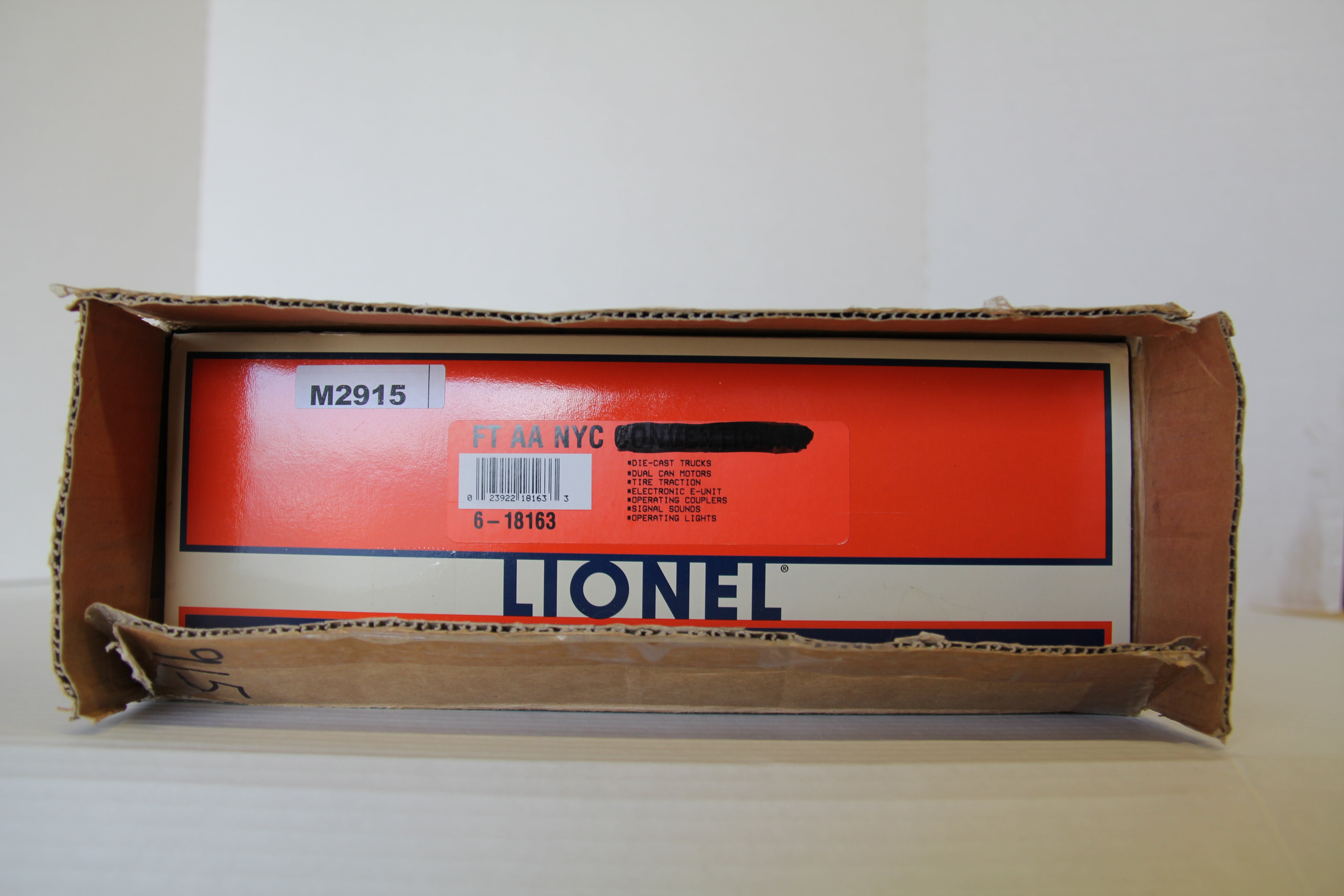 Lionel 6-18163 New York Central Conventional FT Diesel AA-Second hand-M2915