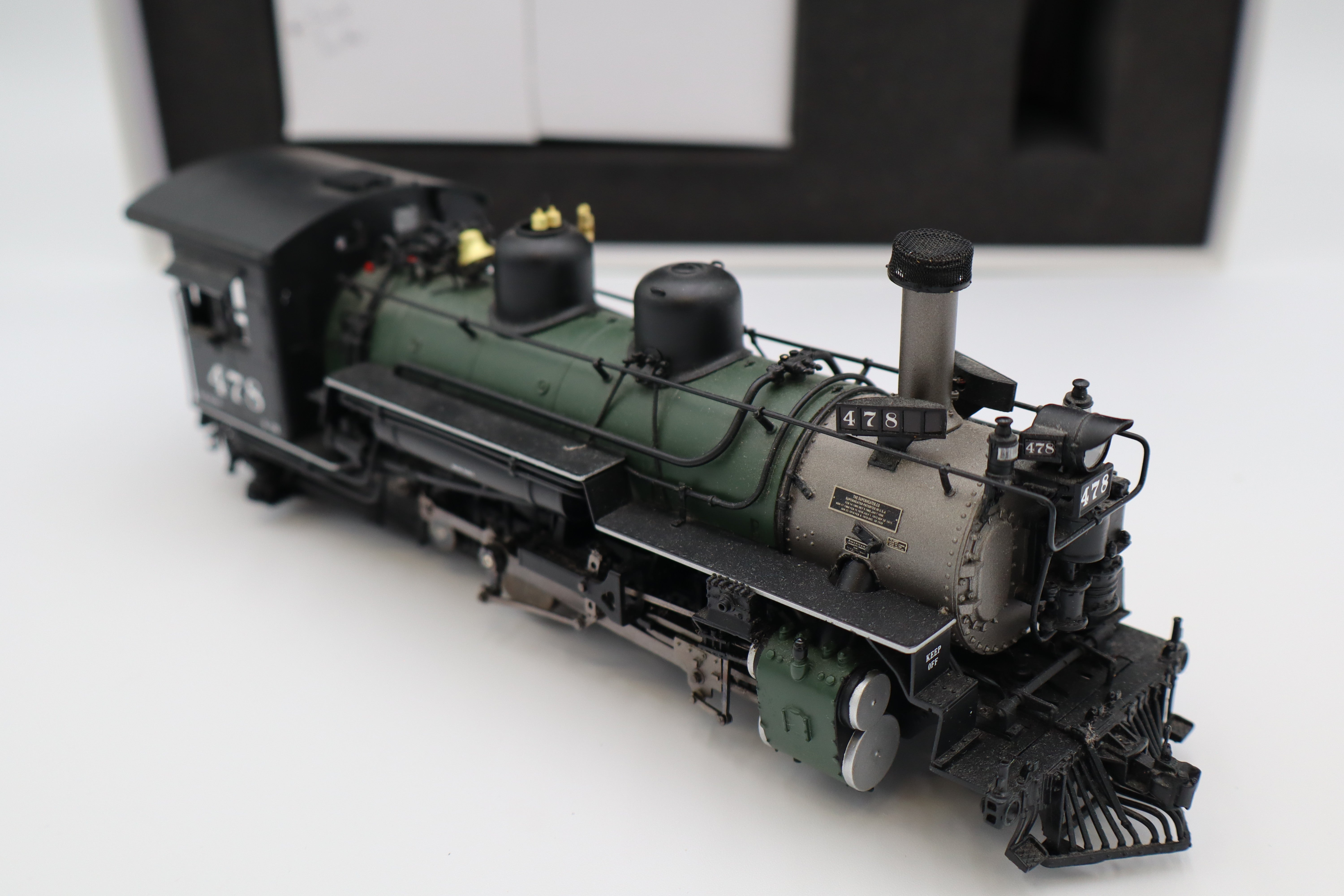 Mountain Model Imports #DC1027-9  Denver & Rio Grande Mikado Steam Locomotive and Tender K-28 2-8-2 Factory Painted #478-Second hand-M8345
