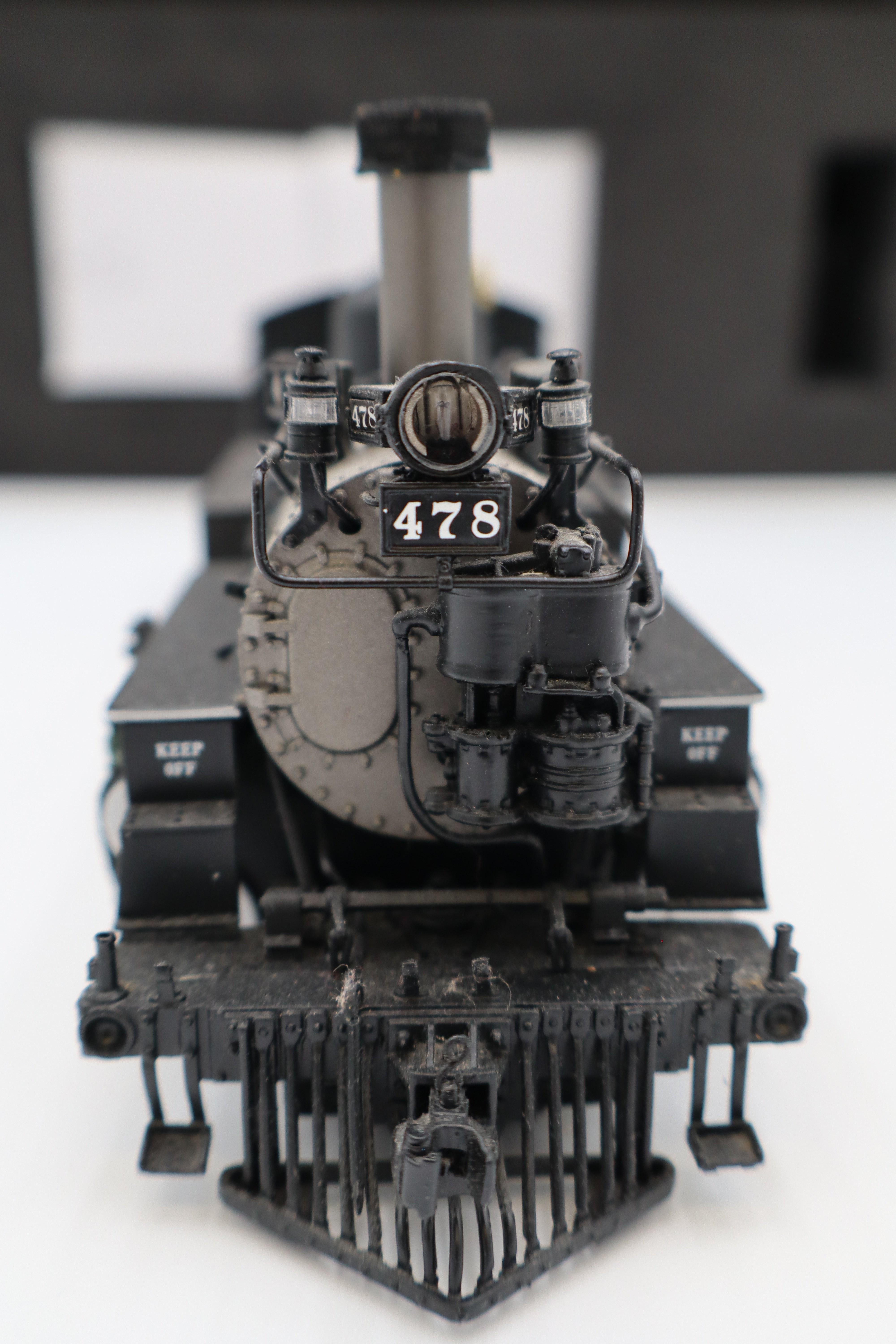Mountain Model Imports #DC1027-9  Denver & Rio Grande Mikado Steam Locomotive and Tender K-28 2-8-2 Factory Painted #478-Second hand-M8345