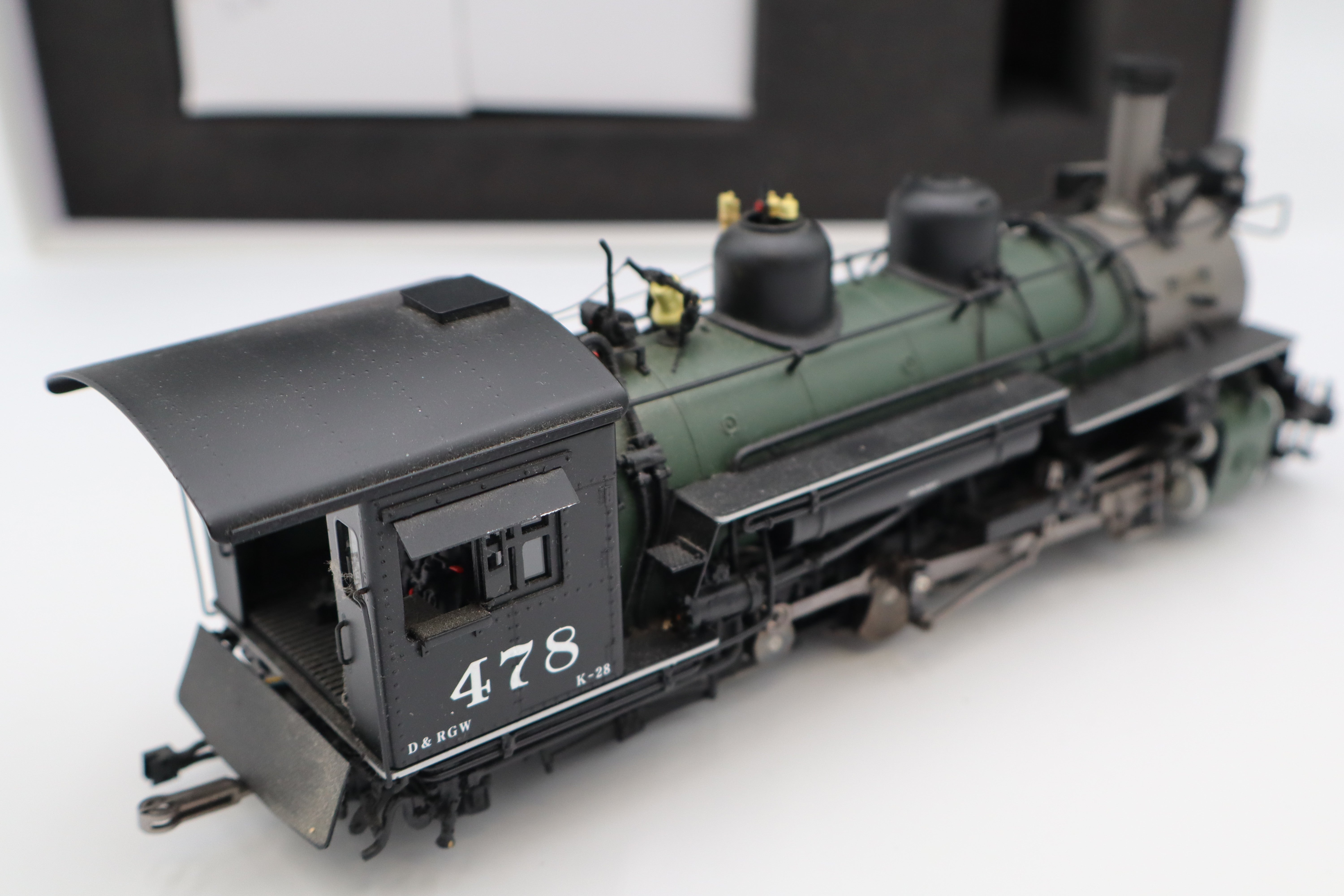Mountain Model Imports #DC1027-9  Denver & Rio Grande Mikado Steam Locomotive and Tender K-28 2-8-2 Factory Painted #478-Second hand-M8345