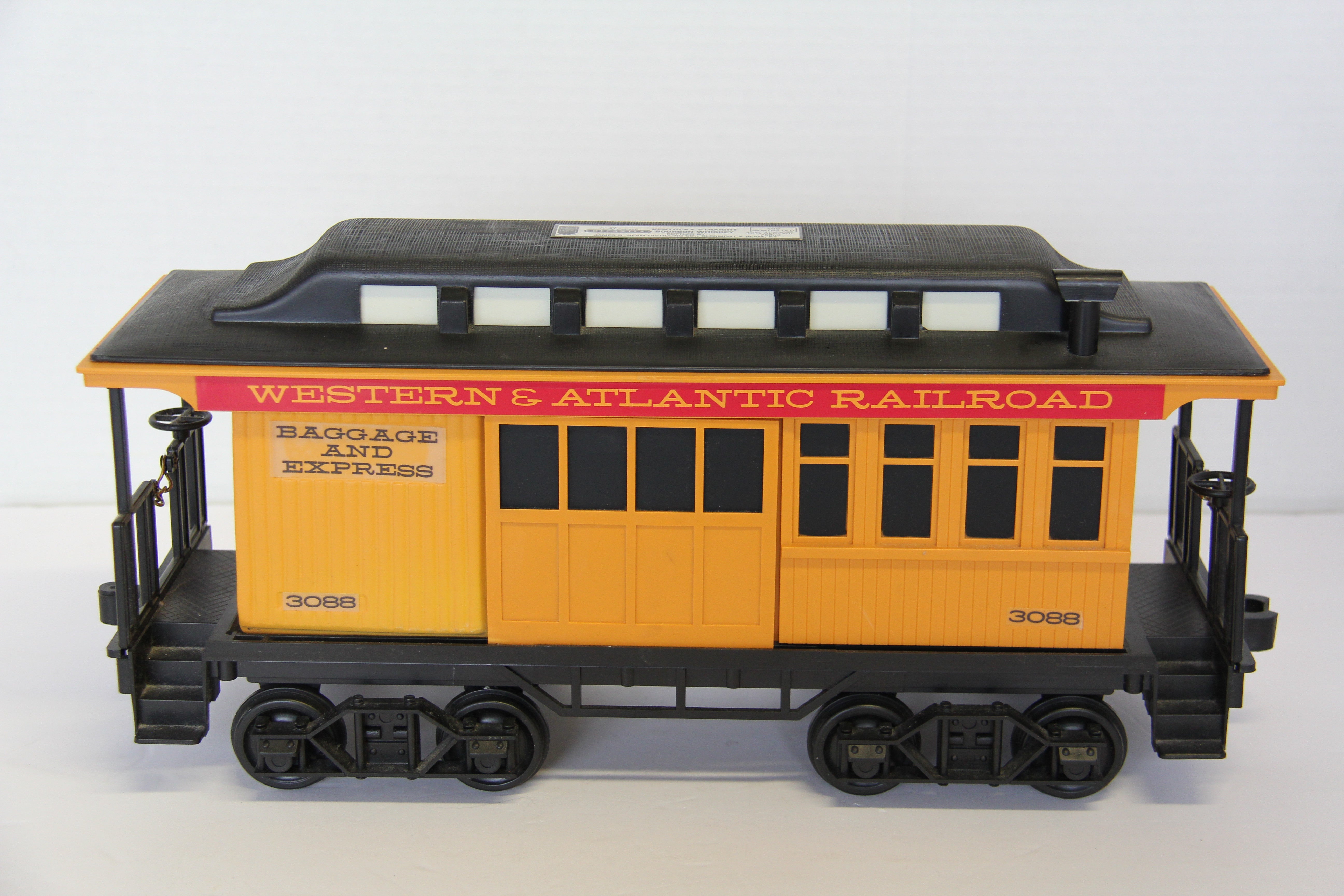 JIM BEAM Western & Atlantic RR Baggage And Express#3088 Decanter-Second hand-M7234