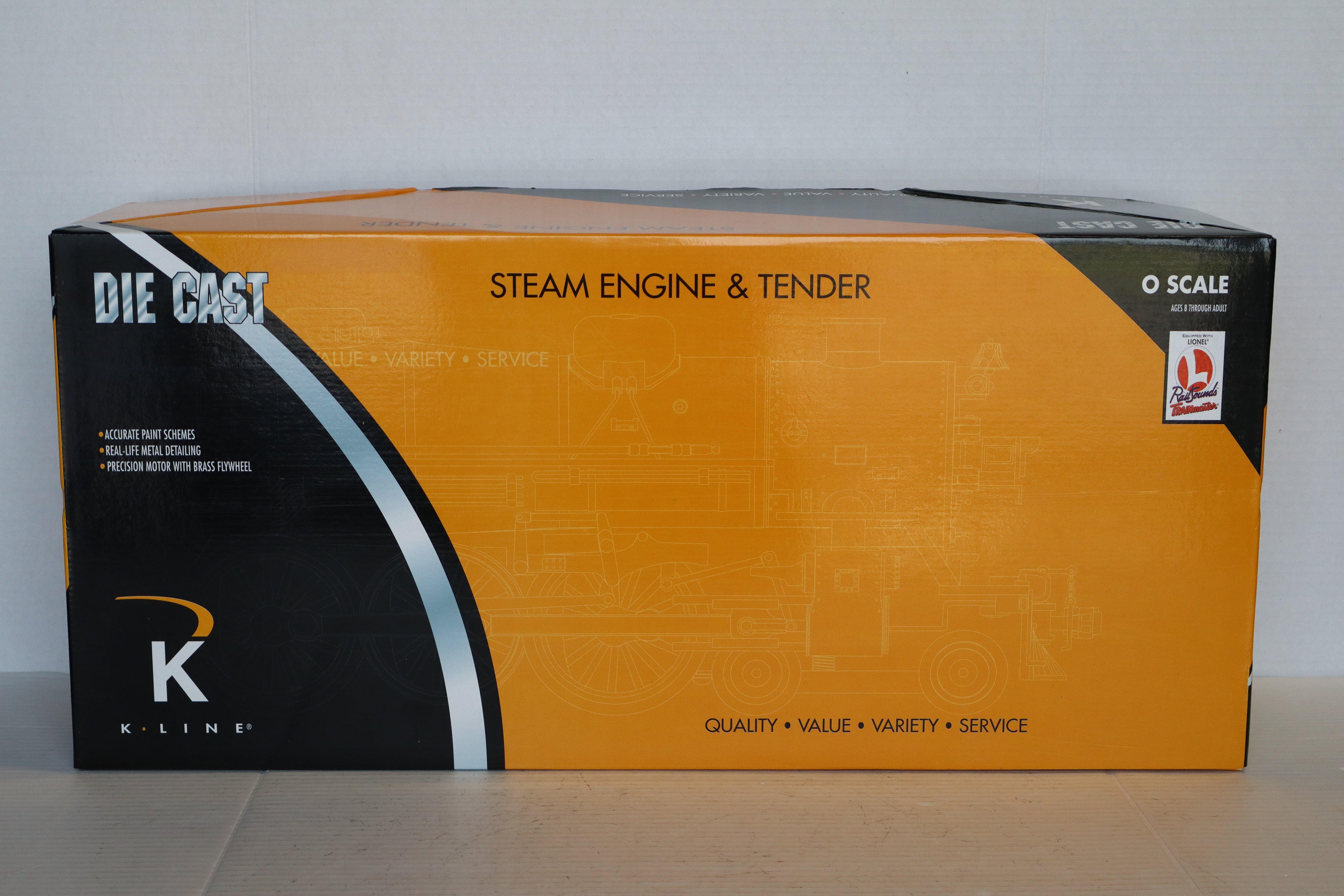 K Line Die Cast K3690-2499CC Union Pacific Mikado #2499 & Tender-Second hand-M8346
