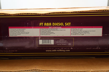 MTH 20-24451 Southern FT ABA Diesel Set-Second hand-M8476