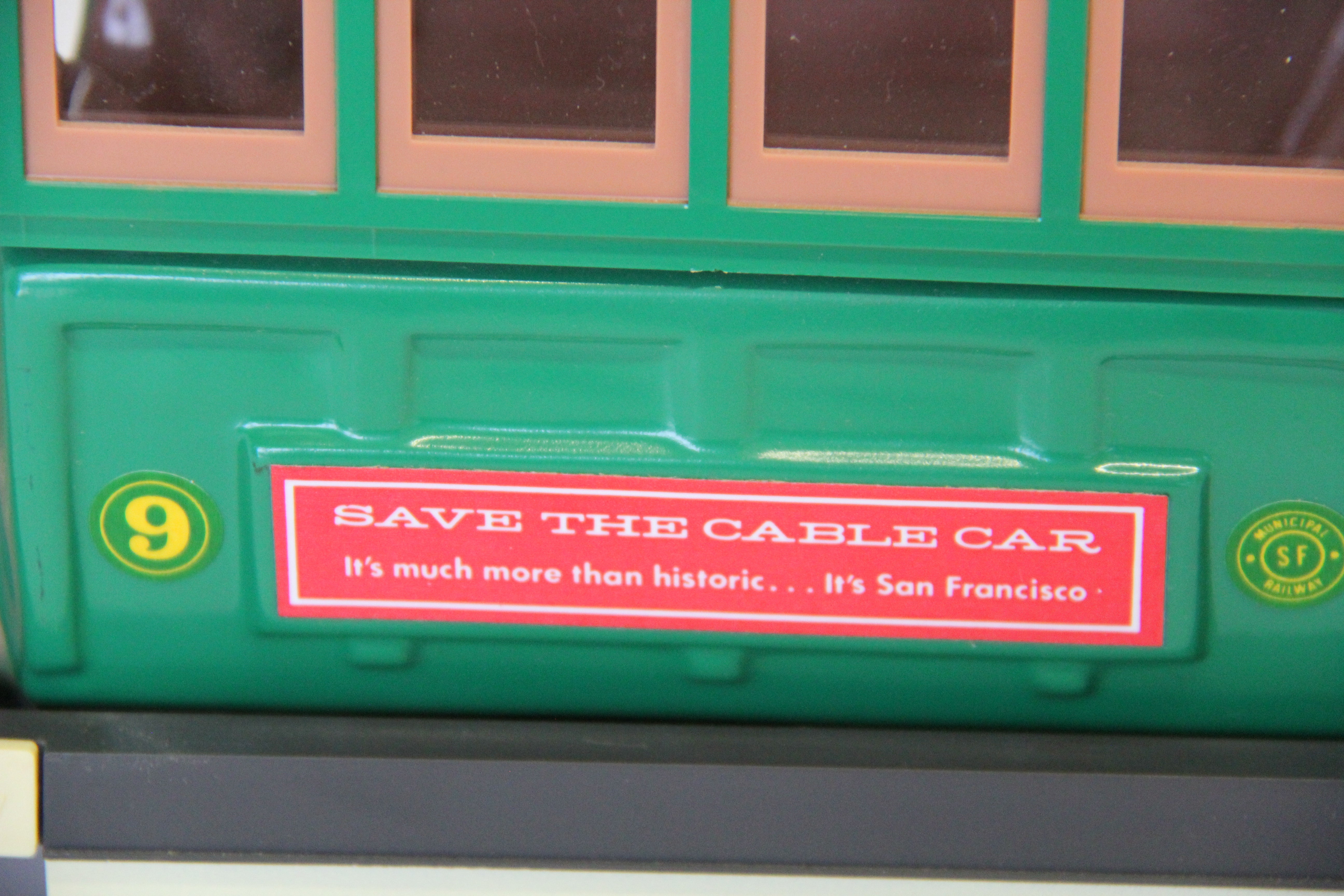 JIM BEAM Powell & Hyde Sts. #9 Trolley Car Decanter-Second hand-M7236
