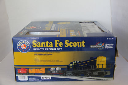Lionel 6-30207 Santa Fe Scout Remote Freight Set-Second hand-M7675