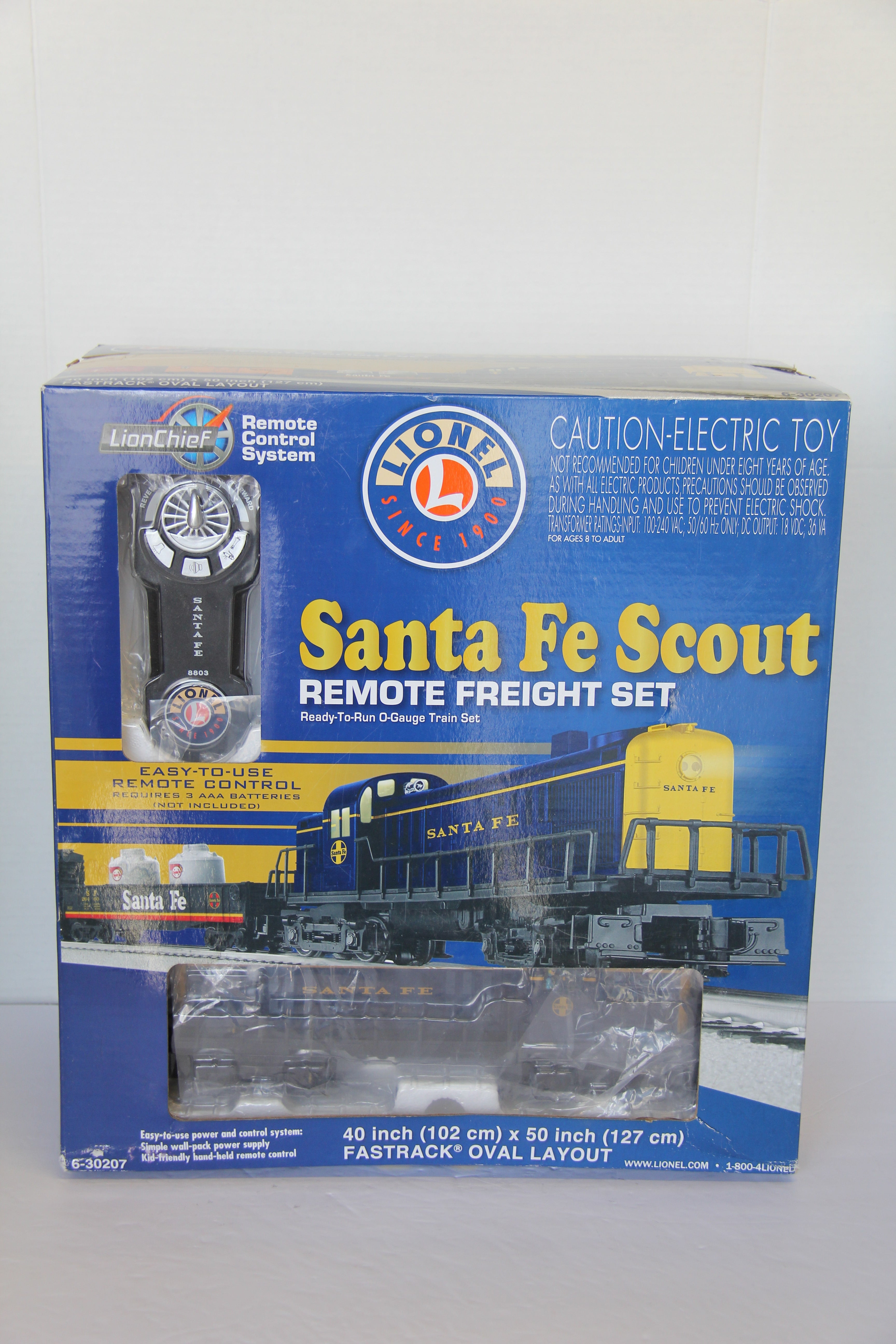 Lionel 6-30207 Santa Fe Scout Remote Freight Set-Second hand-M7675