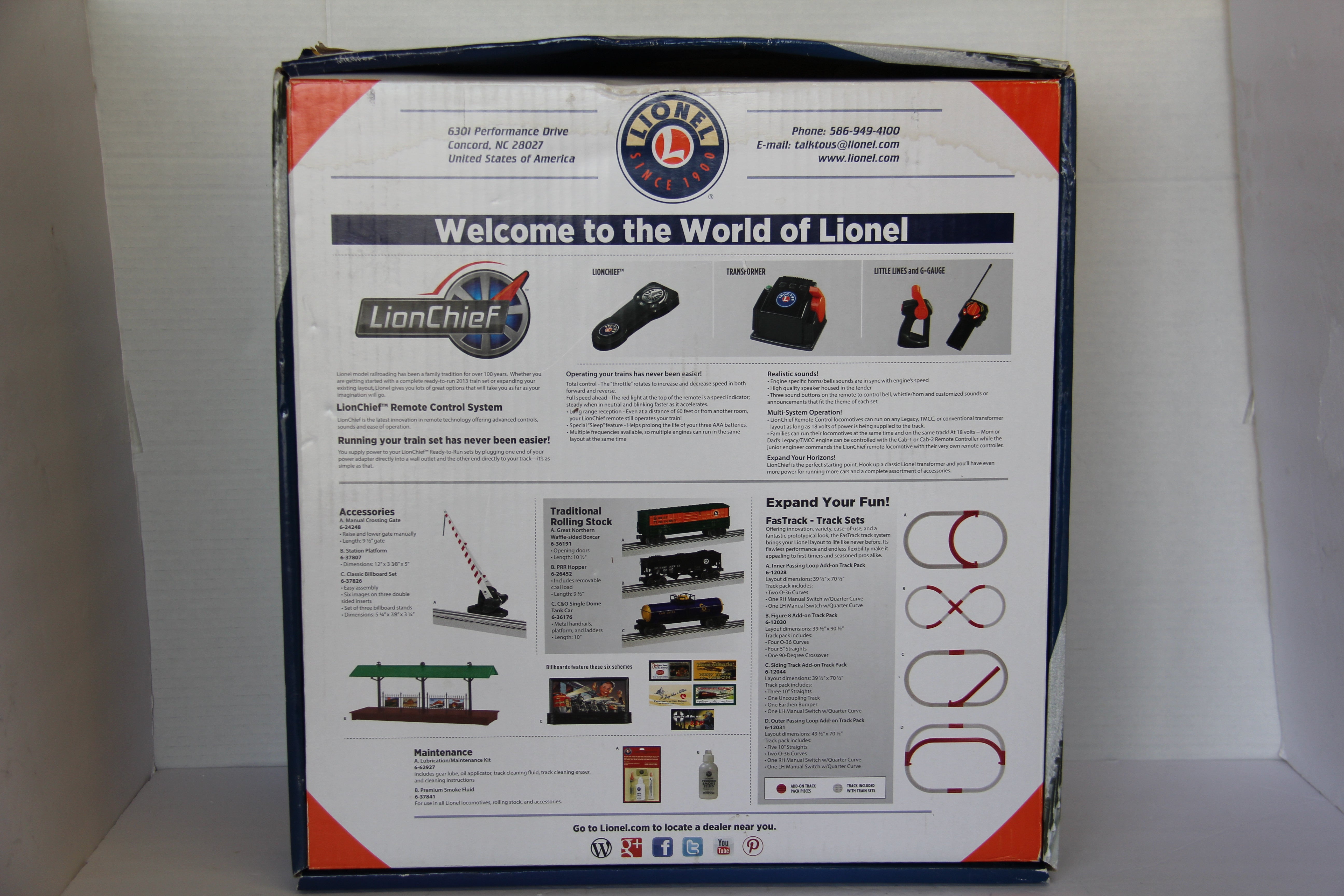 Lionel 6-30207 Santa Fe Scout Remote Freight Set-Second hand-M7675