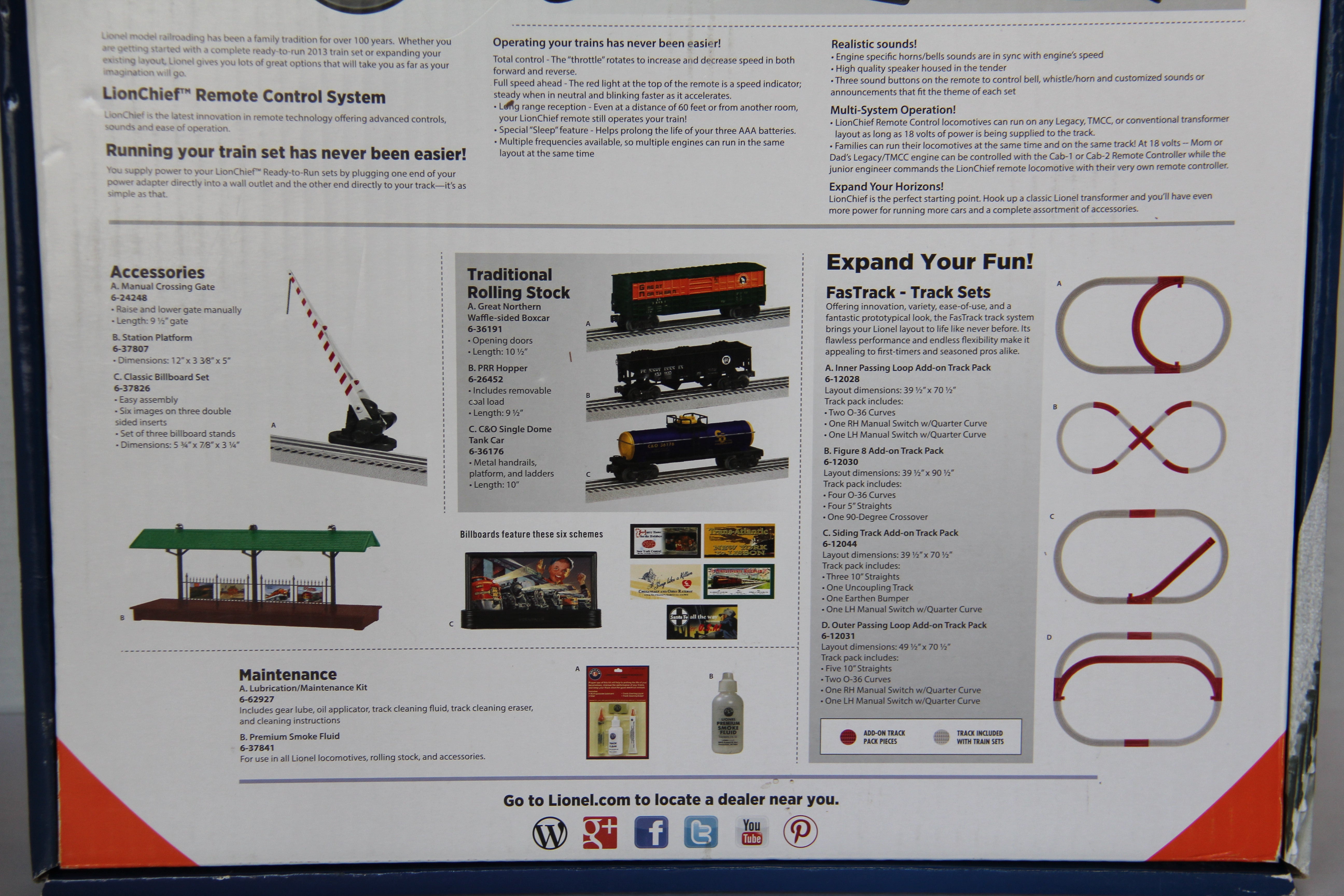 Lionel 6-30207 Santa Fe Scout Remote Freight Set-Second hand-M7675