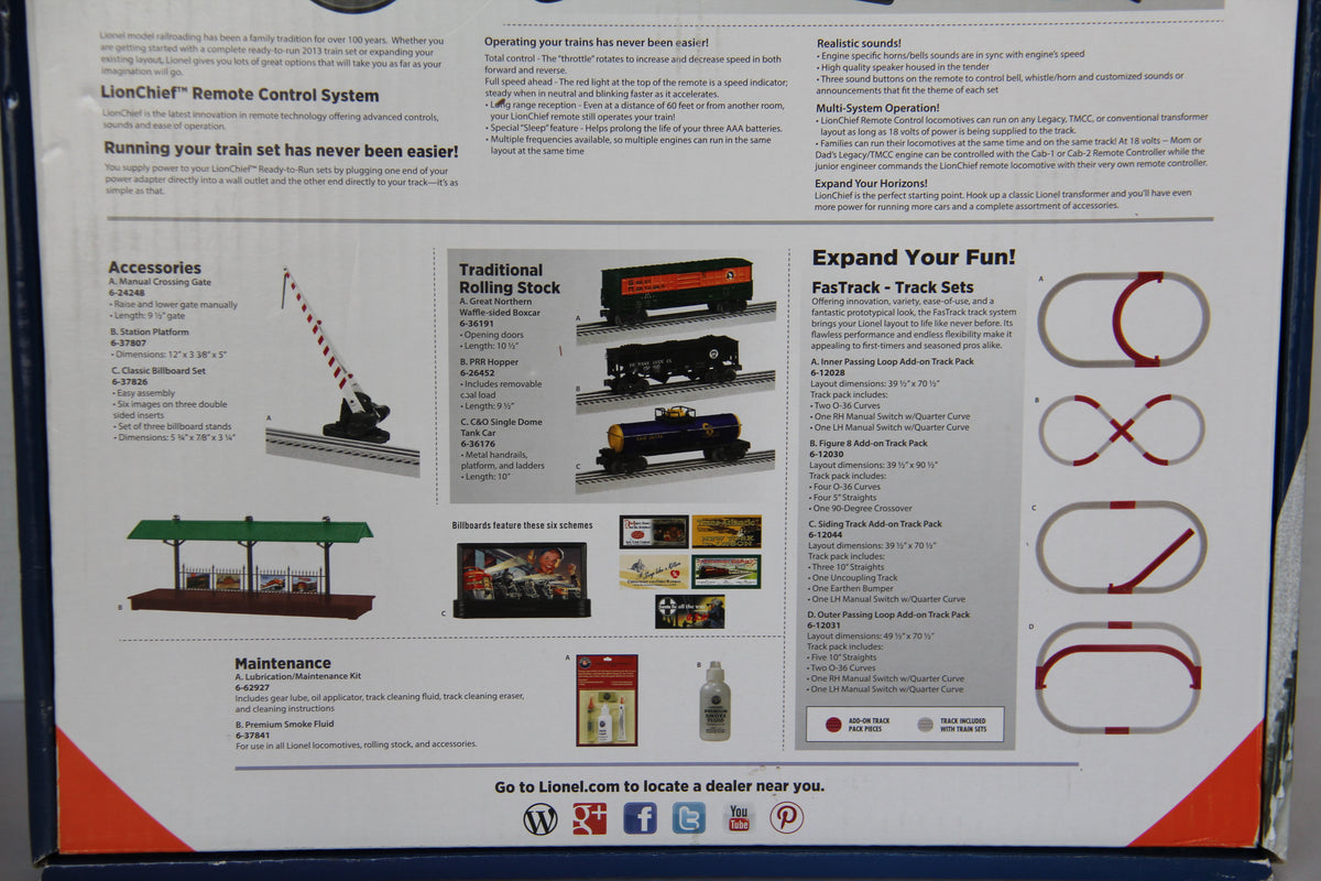 Lionel 6-30207 Santa Fe Scout Remote Freight Set-Second hand-M7675