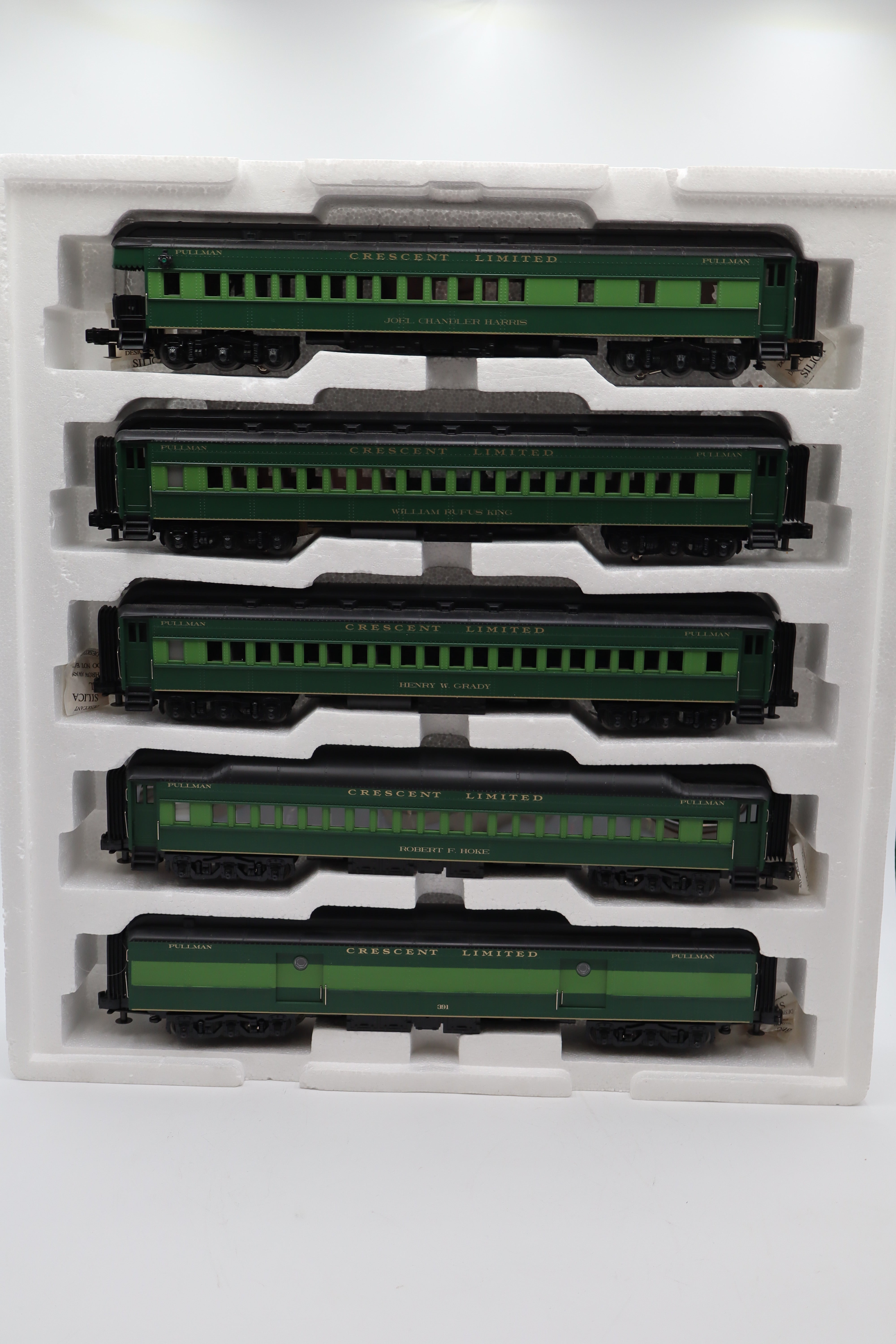 MTH 20-4053 Southern 5 Car 70' Madison Pass Set-Second hand-M8477